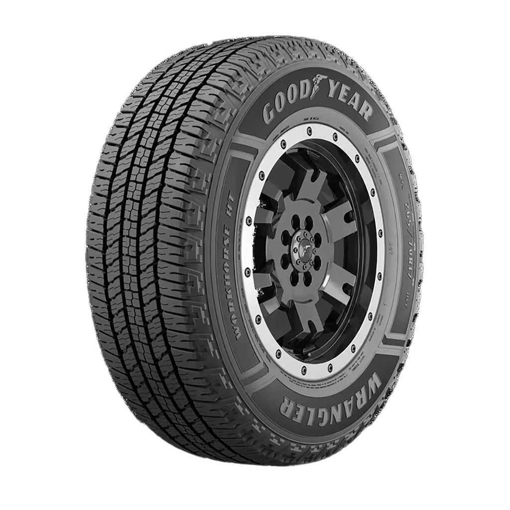 Goodyear Wrangler Workhorse HT LT235/80R17 120R All-Season Tire Fits: 2011-18 Chevrolet Silverado 3500 HD LTZ, 2011-13 Ram 3500 Laramie Longhorn