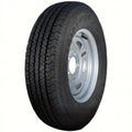 Loadstar 32183 14" ST215/75R-14 KR03 Radial Tire & Chrome Directional Wheel (Rim) Assembly with 1870 lbs. Max Load Max Load