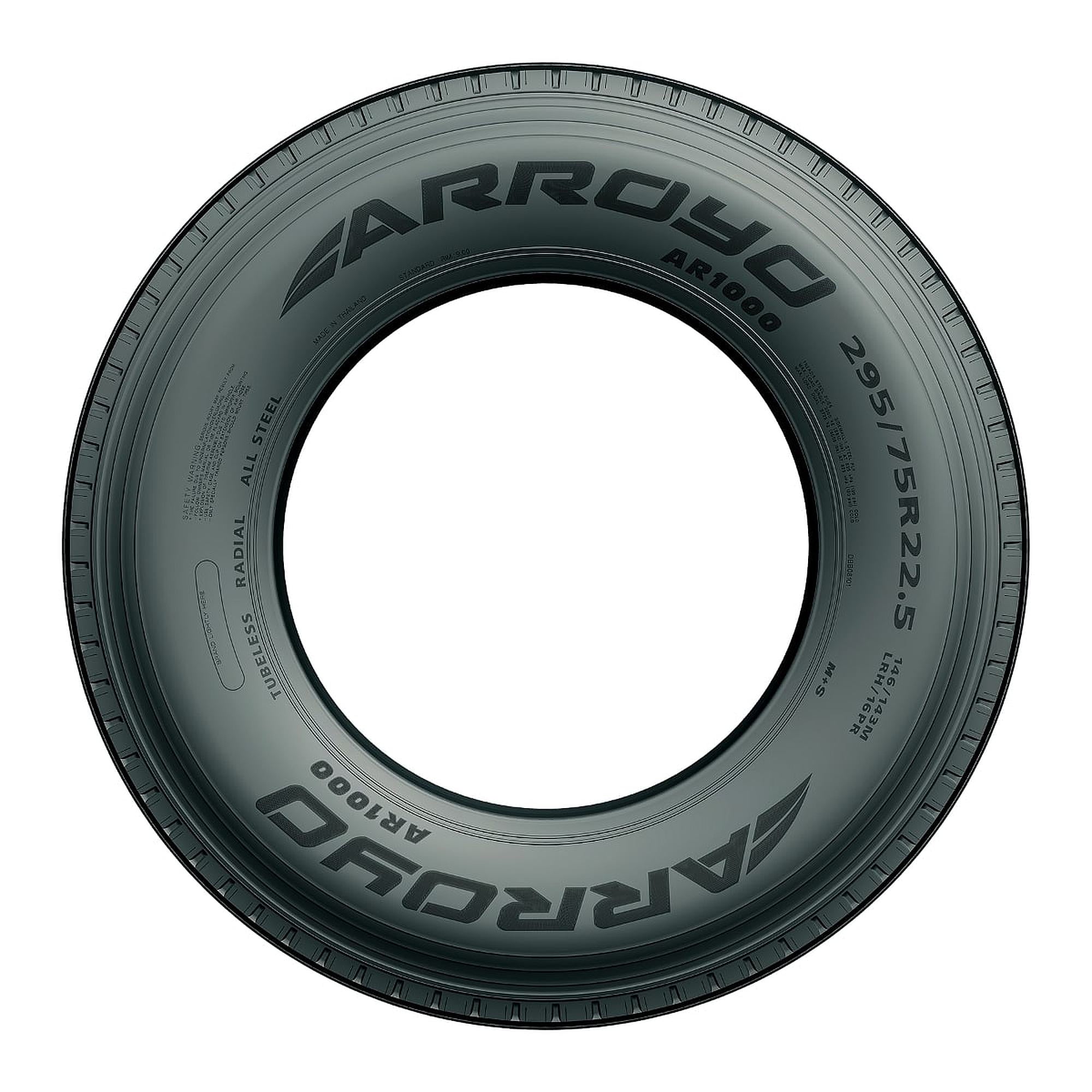 Arroyo Tires 11R22.5/G 144M Arroyo AR1000 Steer Tire 11225