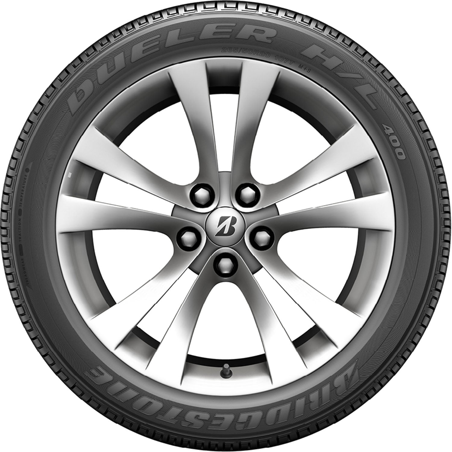 Bridgestone Dueler H/L 400 All Season P245/55R19 103S Passenger Tire