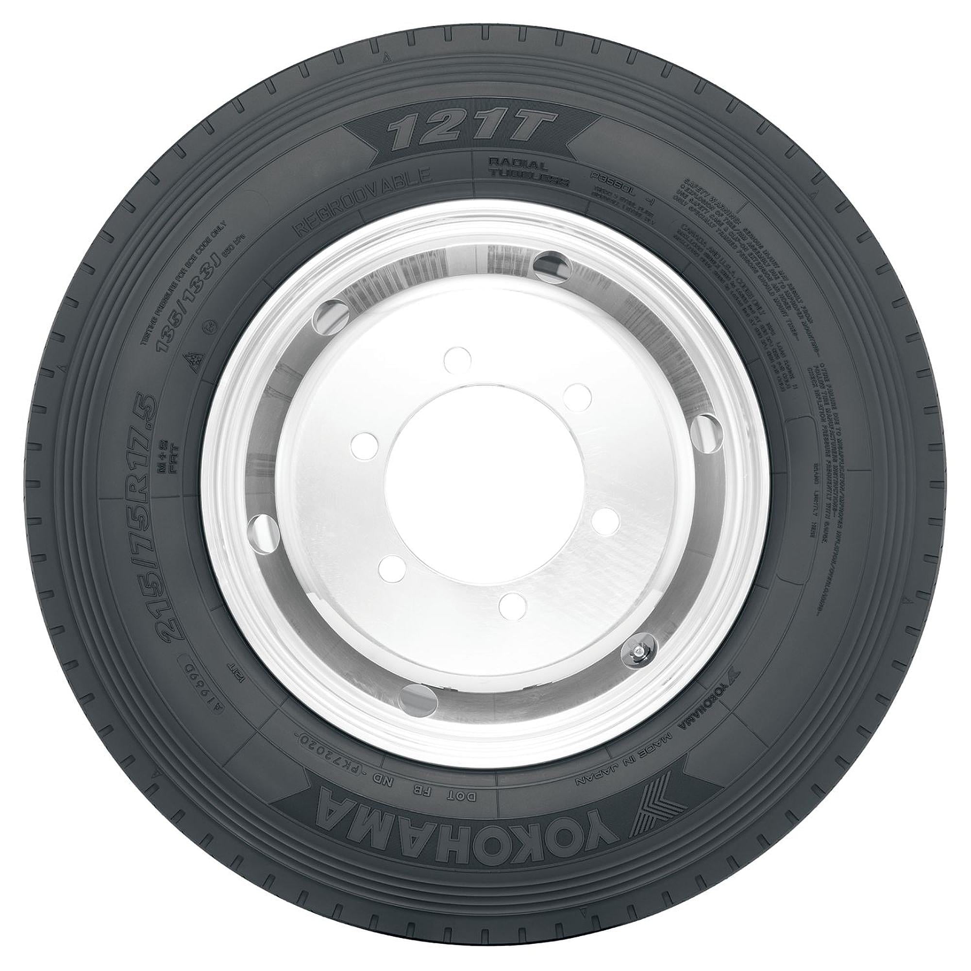 Yokohama 121T 215/75R17.5 135J H Commercial Tire