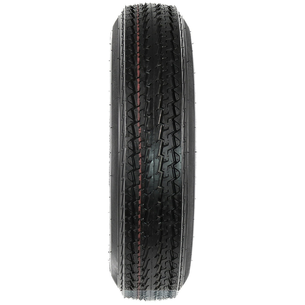 eCustomrim 2-Pack Trailer Tires On Rims 4.80-12 480-12 4.80 x 12 Load B 4 Lug White Wheel