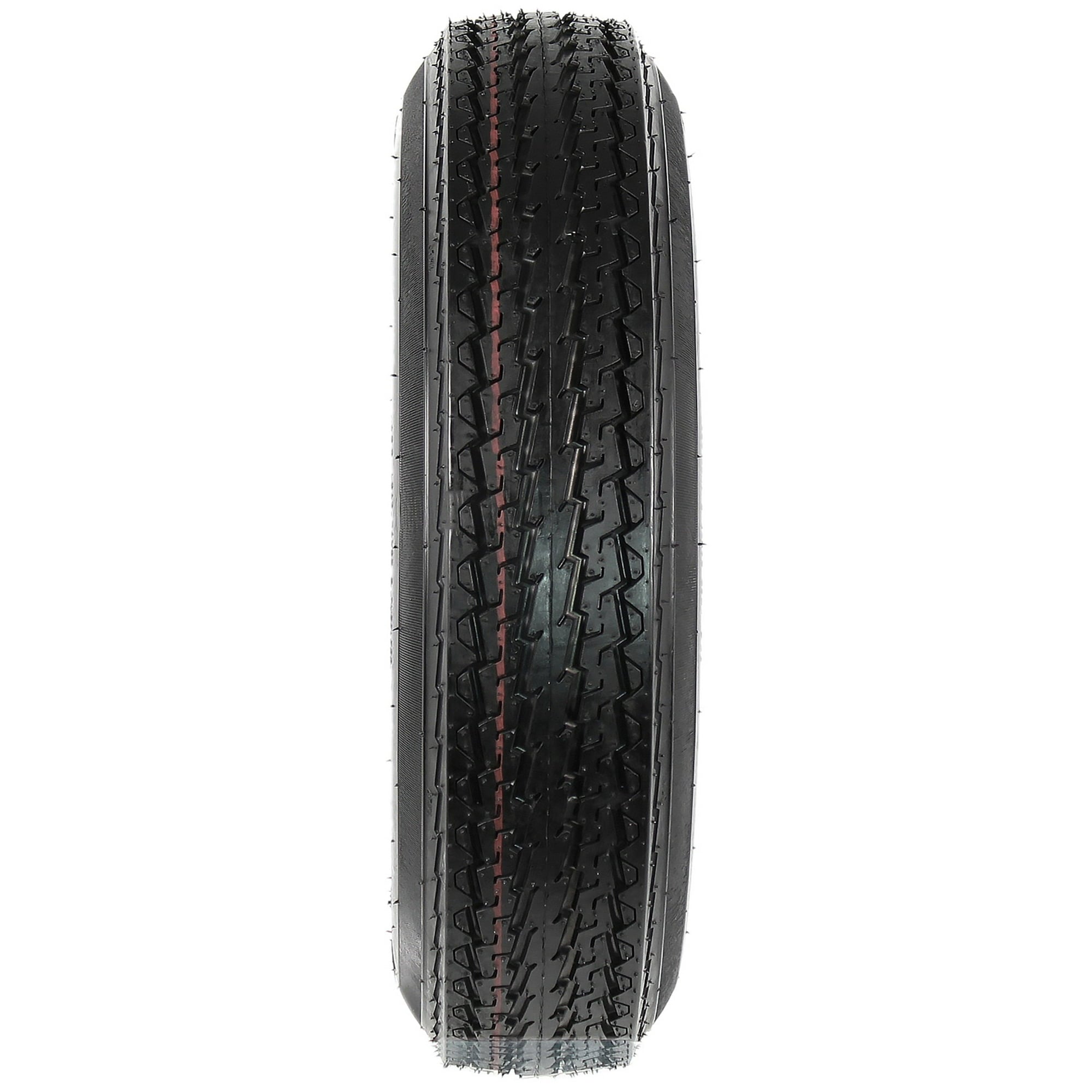 eCustomrim 2-Pack Trailer Tires On Rims 4.80-12 480-12 4.80 x 12 Load B 4 Lug White Wheel