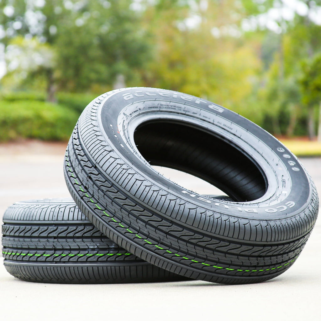 Pair of 2 (TWO) Accelera Eco Plush 195/70R14 91H A/S All Season Tires Fits: 1992-95 Toyota Camry XLE, 1995-99 Chrysler Sebring LX