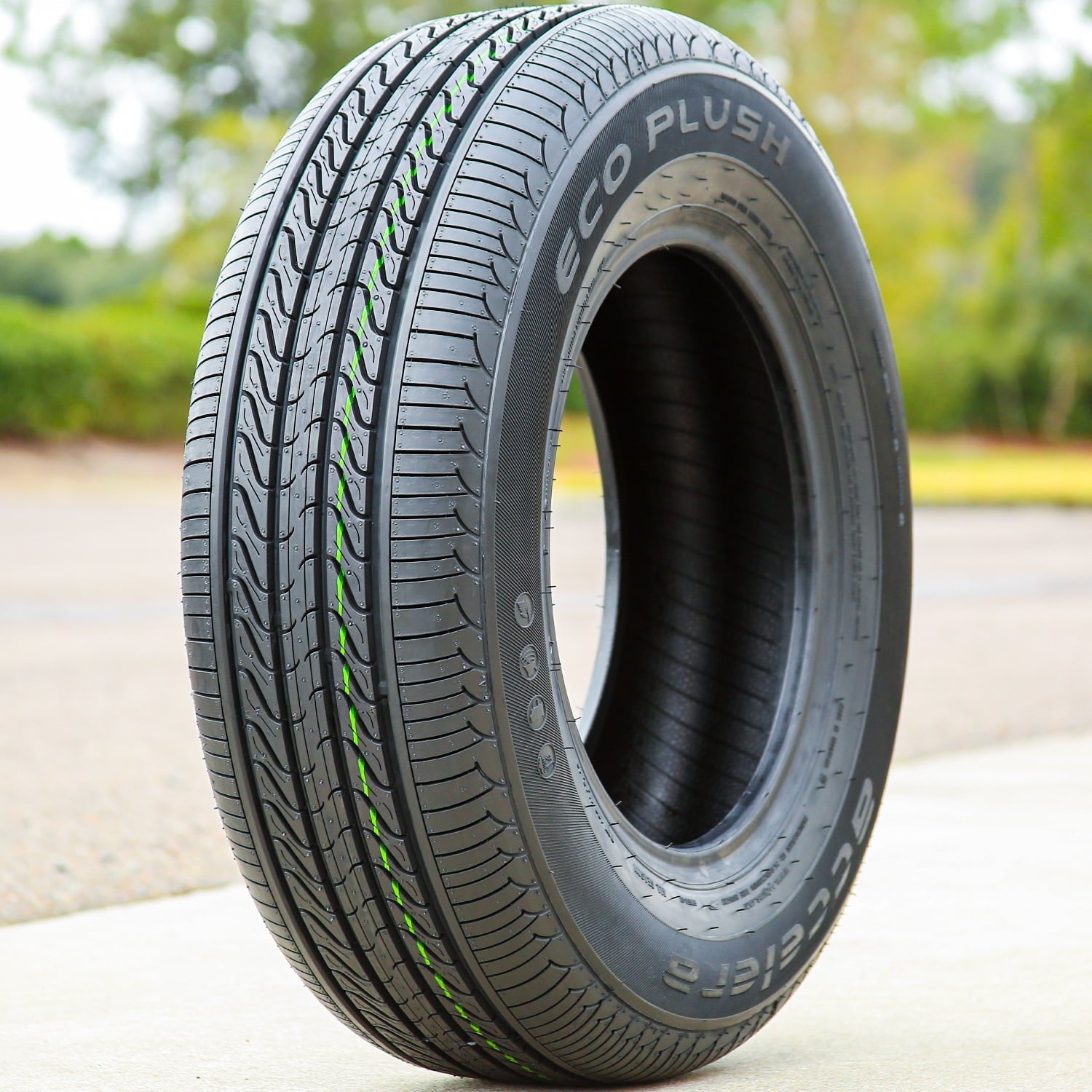 Pair of 2 (TWO) Accelera Eco Plush 195/70R14 91H A/S All Season Tires Fits: 1992-95 Toyota Camry XLE, 1995-99 Chrysler Sebring LX