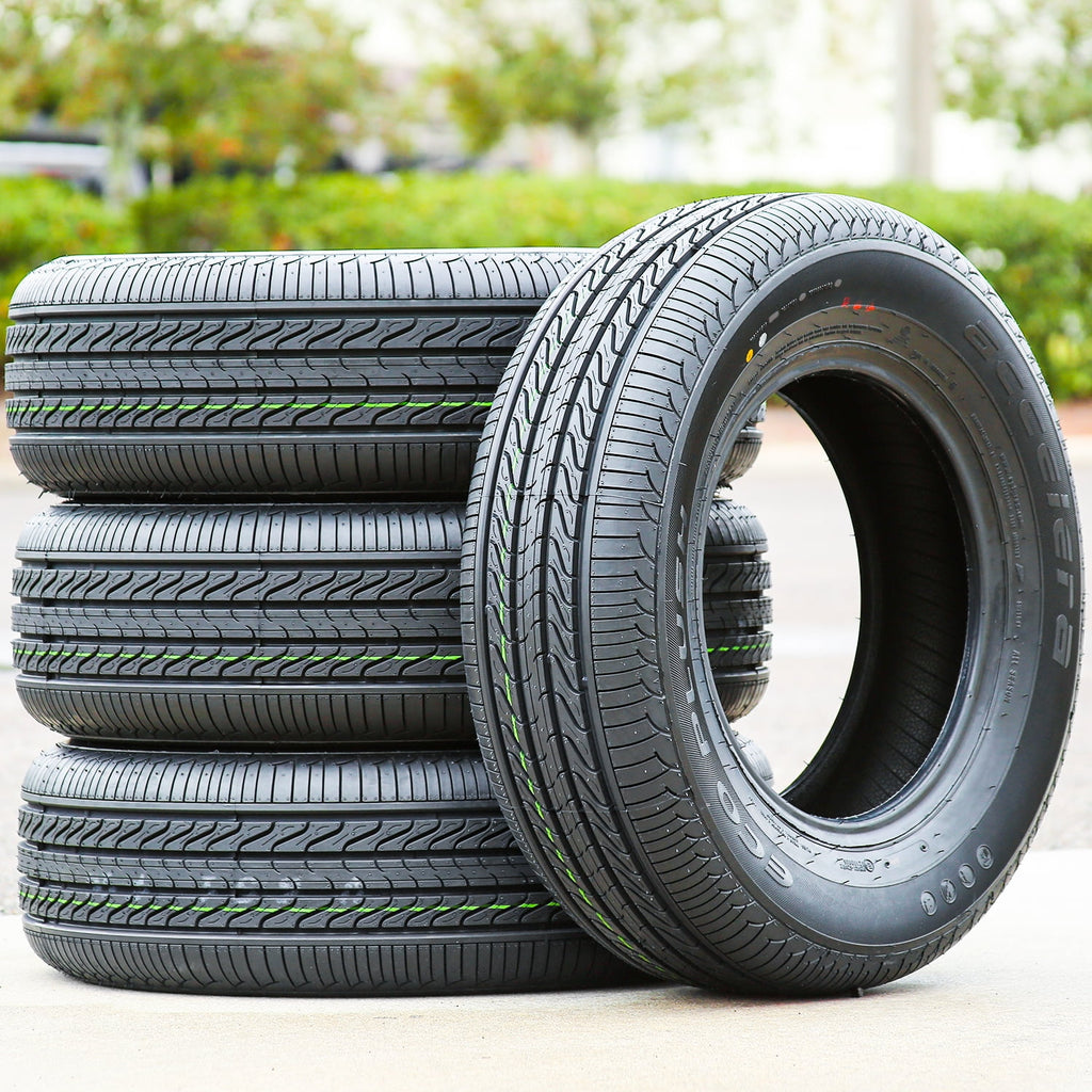 Pair of 2 (TWO) Accelera Eco Plush 195/70R14 91H A/S All Season Tires Fits: 1992-95 Toyota Camry XLE, 1995-99 Chrysler Sebring LX