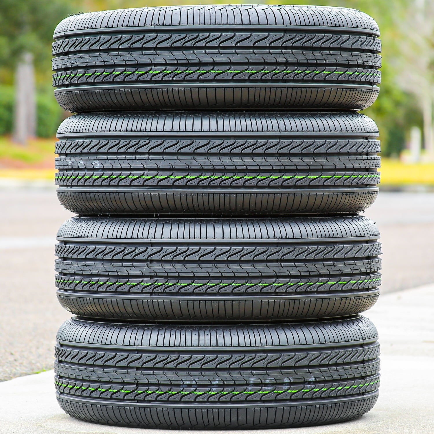Pair of 2 (TWO) Accelera Eco Plush 195/70R14 91H A/S All Season Tires Fits: 1992-95 Toyota Camry XLE, 1995-99 Chrysler Sebring LX