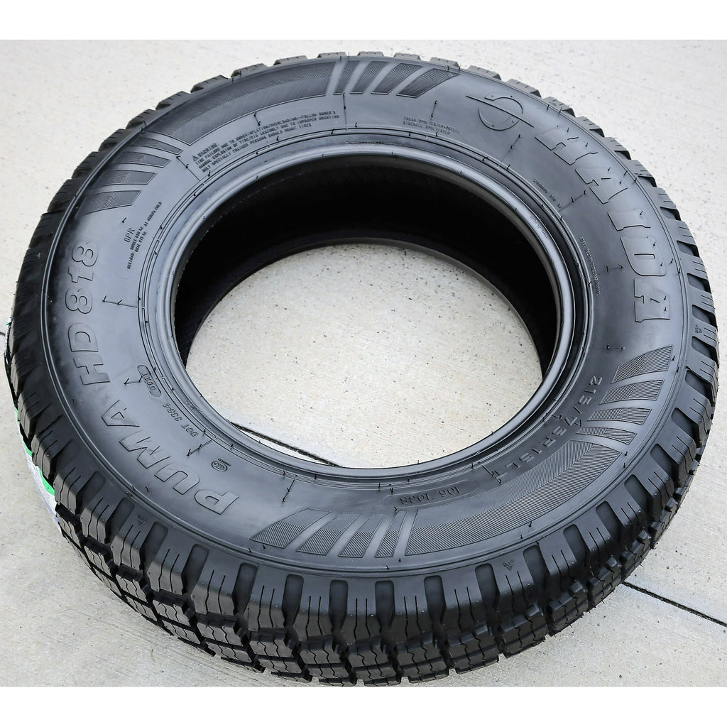 Haida Puma HD818 LT 215/75R15 Load D 8 Ply MT M/T Mud Tire Fits: 1995 Jeep Wrangler Rio Grande, 1997-2001 Jeep Wrangler Sport