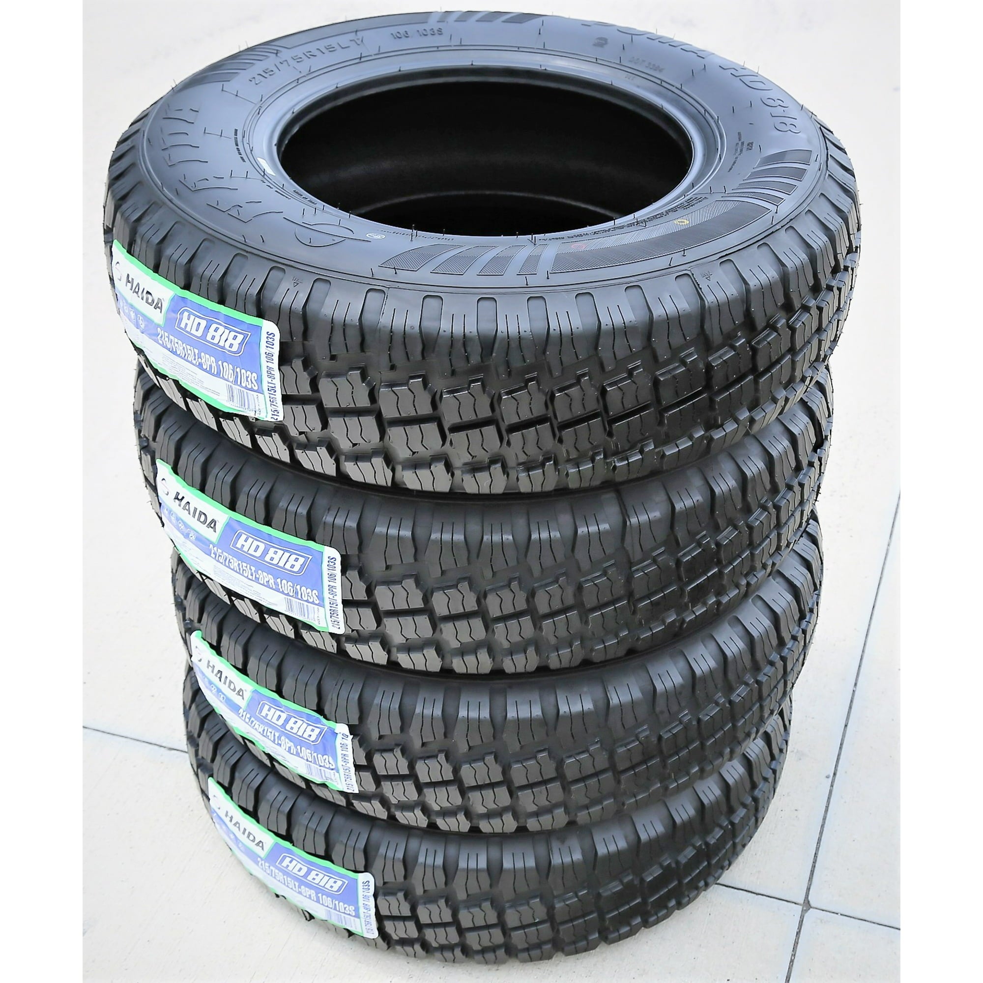 Haida Puma HD818 LT 215/75R15 Load D 8 Ply MT M/T Mud Tire Fits: 1995 Jeep Wrangler Rio Grande, 1997-2001 Jeep Wrangler Sport