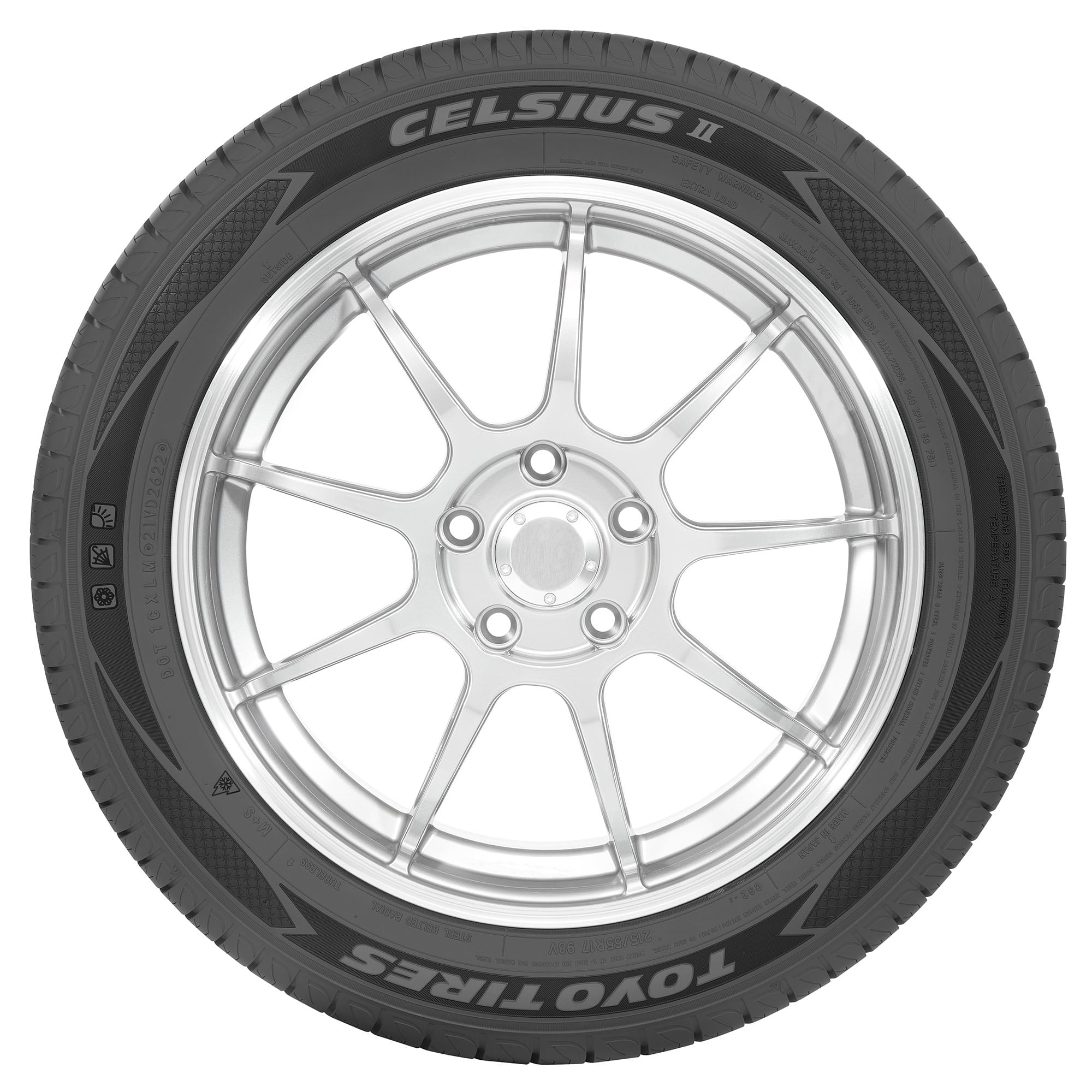 Toyo Celsius II All Weather 185/65R15 88H Passenger Tire