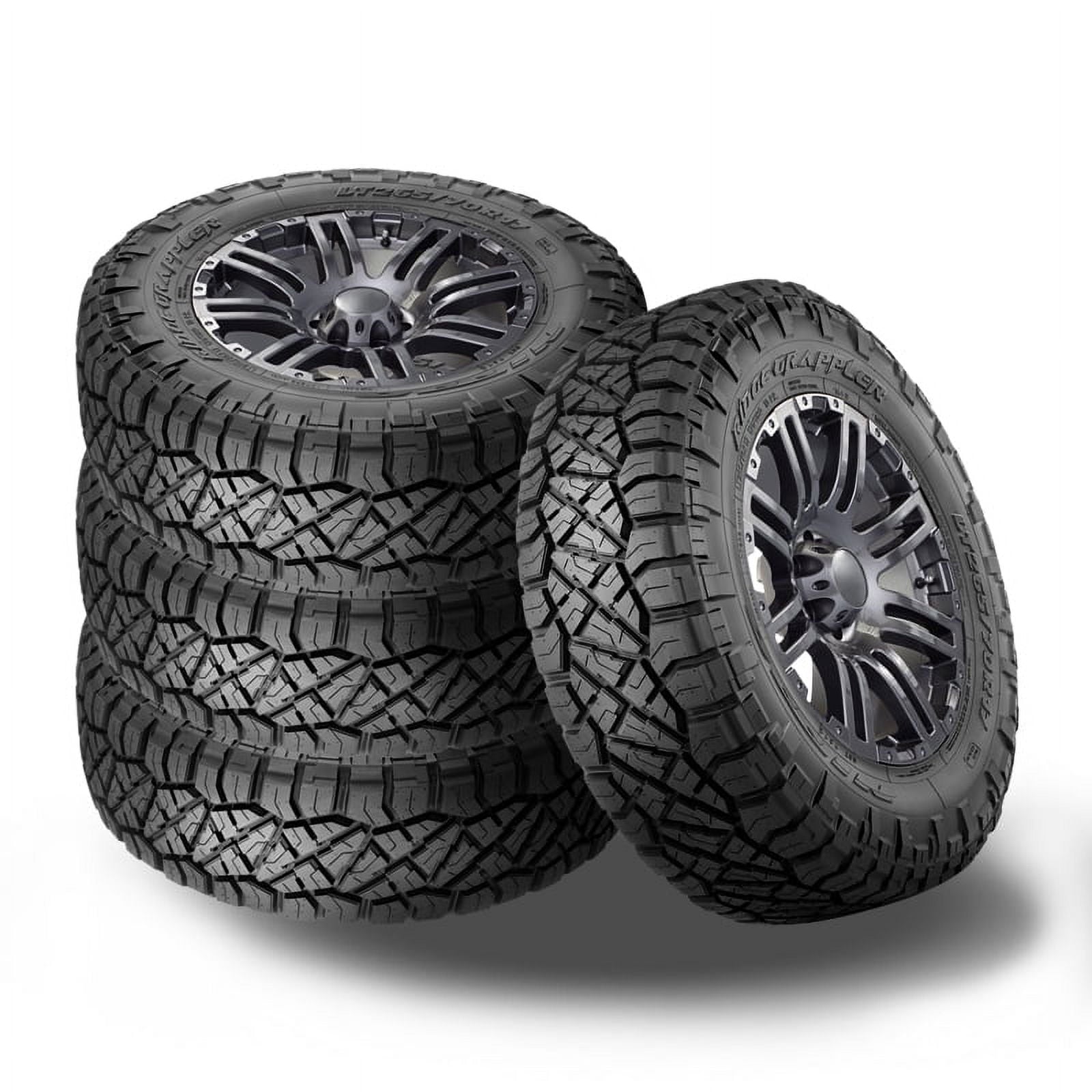 4 Nitto Ridge Grappler 35x11.50R20LT 10 Ply 124Q Mud/All Terrain Hybrid Tires 217290 / 35/1150/20 / 35115020