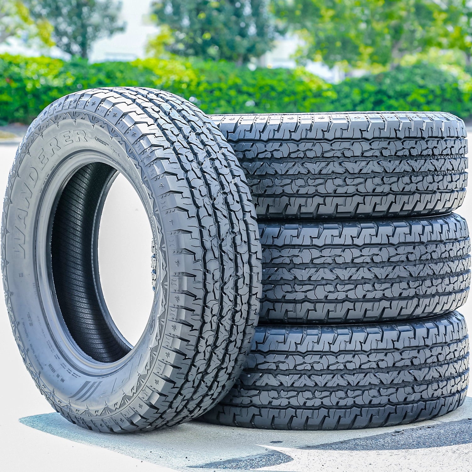 Tire MRF Wanderer A/T 255/65R18 111T AT All Terrain Fits: 2020-23 Ford Explorer XLT, 2009-23 Chevrolet Traverse LT