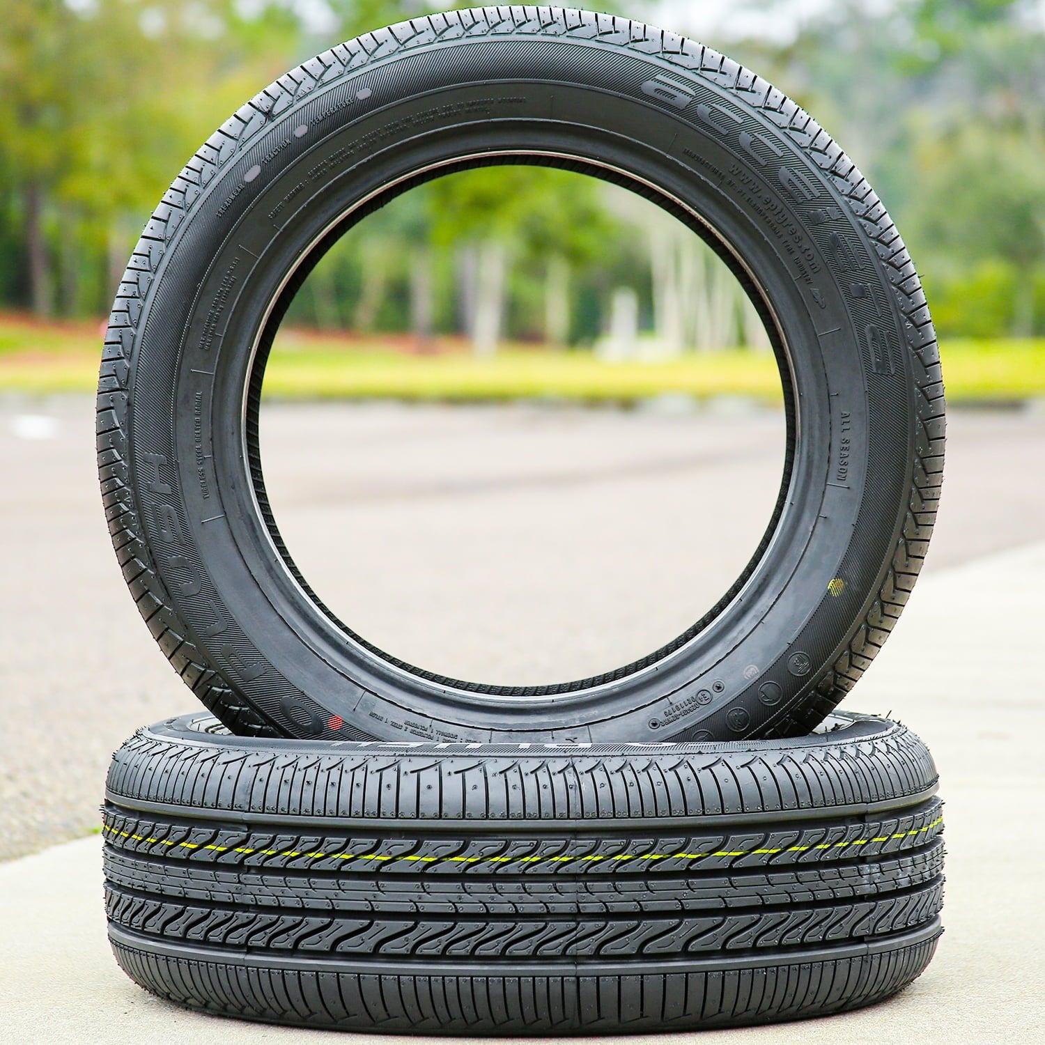 Pair of 2 (TWO) Accelera Eco Plush 175/65R15 84H AS All Season A/S Tires Fits: 2010-14 Mini Cooper Clubman, 2002-07 Mini Cooper Base