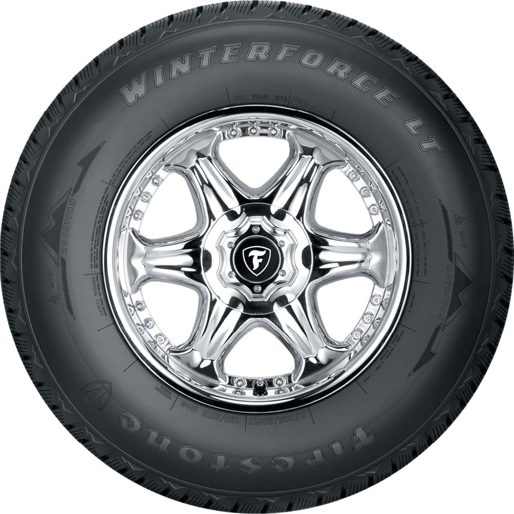 Firestone Winterforce LT Winter LT225/75R17 116/113R E Light Truck Tire Fits: 2007-10 Chevrolet Silverado 3500 HD LTZ, 2010 Chevrolet Silverado 2500 HD LTZ