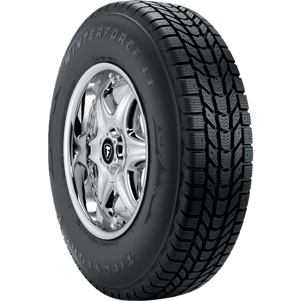 Firestone Winterforce LT Winter LT275/65R18 123/120R E Light Truck Tire Fits: 2019-23 Chevrolet Silverado 1500 LT Trail Boss, 2019-21 GMC Sierra 1500 AT4