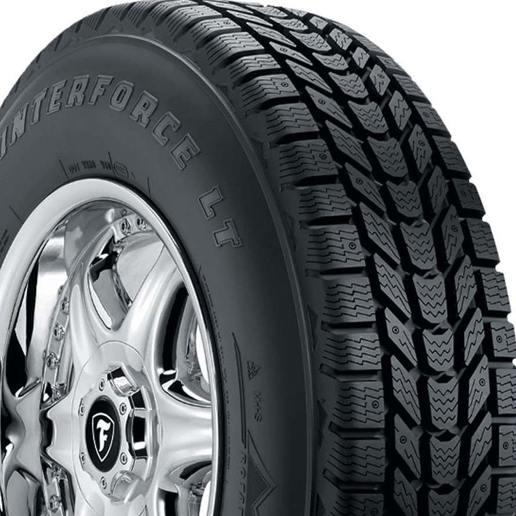 Firestone Winterforce LT Winter LT275/65R18 123/120R E Light Truck Tire Fits: 2019-23 Chevrolet Silverado 1500 LT Trail Boss, 2019-21 GMC Sierra 1500 AT4