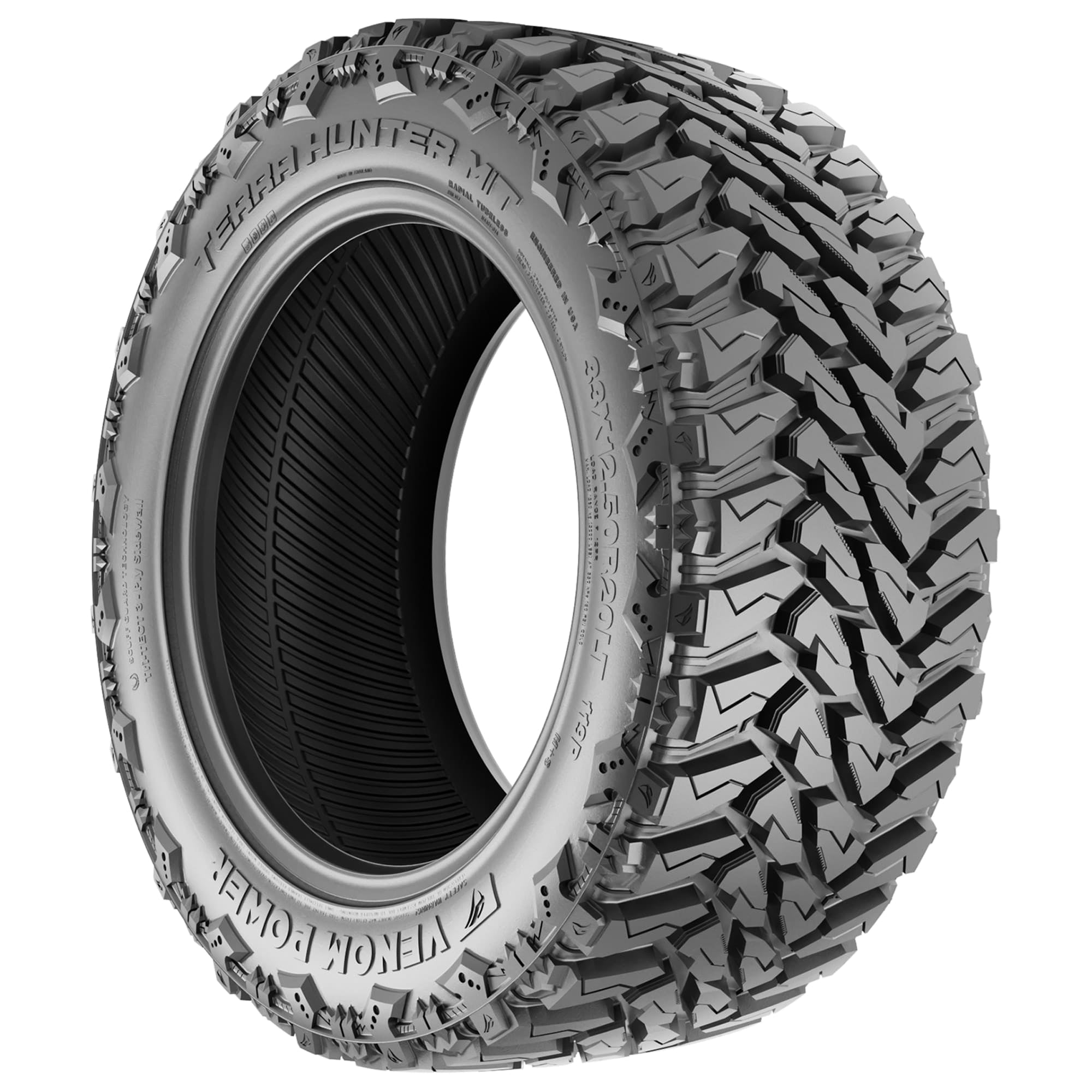 Venom Power Terra Hunter M/T Mud Terrain LT33X12.50R20 114Q E Light Truck Tire