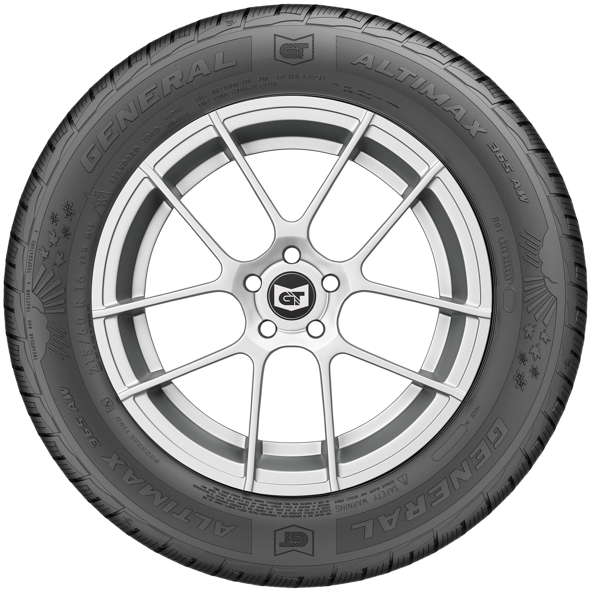 General AltiMAX 365 AW All Weather 205/65R16 95H Passenger Tire
