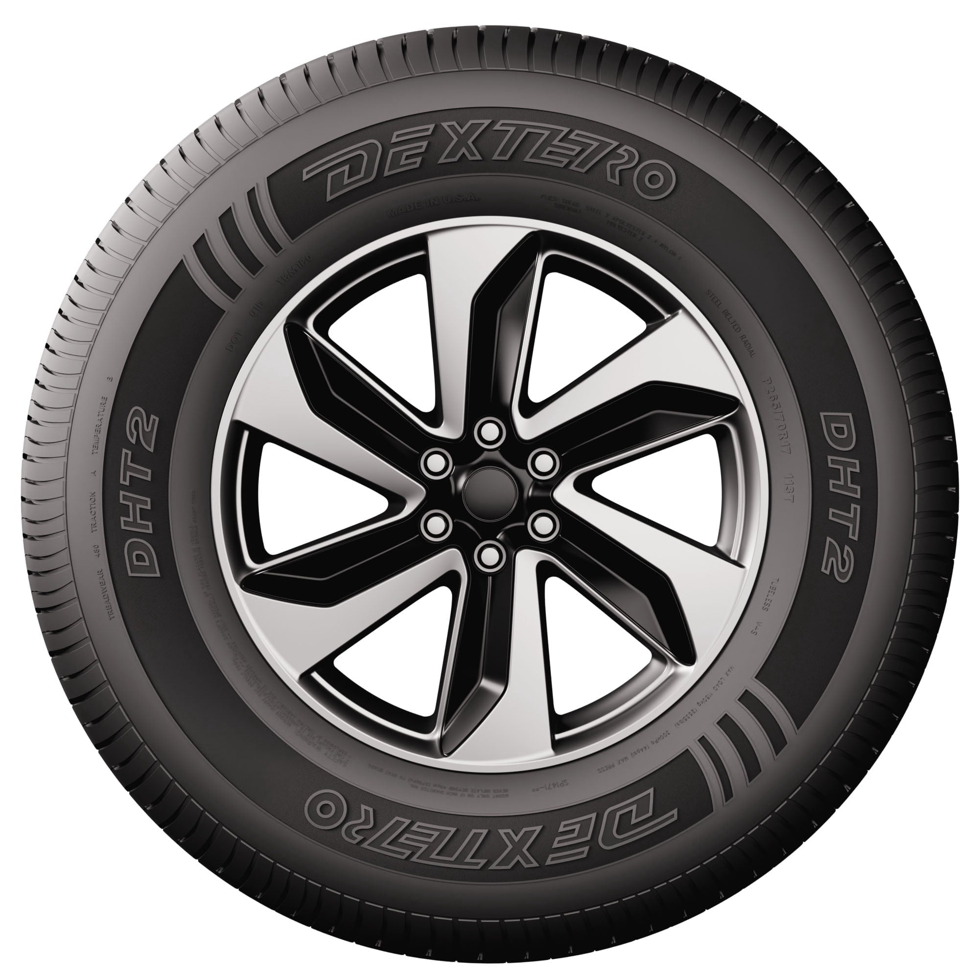 Dextero DHT2 Highway Terrain 265/70R17 113T Automotive All Season Tires, Fits Light Trucks, SUVs