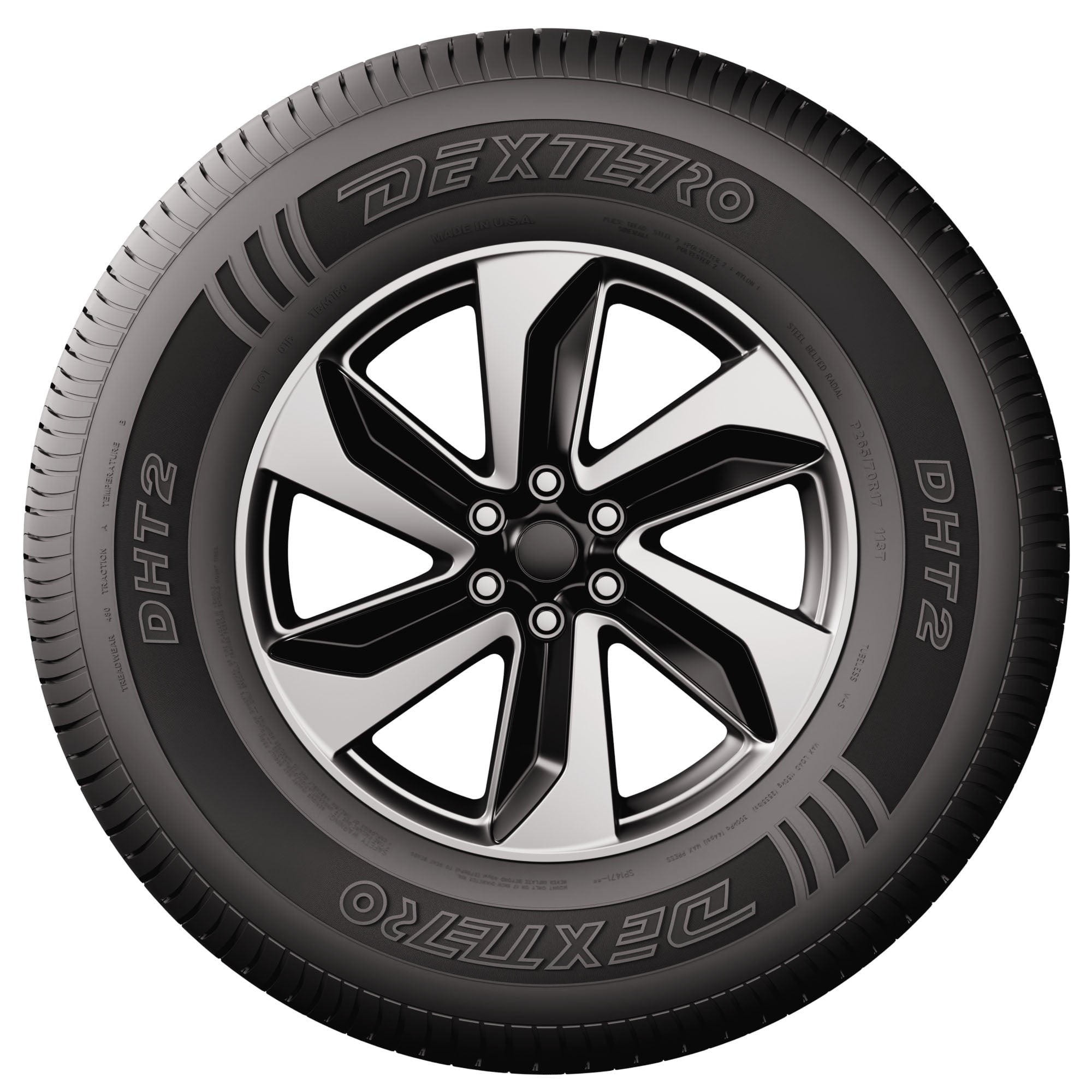 Dextero DHT2 Highway Terrain 265/75R16 114T Automotive All Season Tires, Fits Light Trucks, SUVs