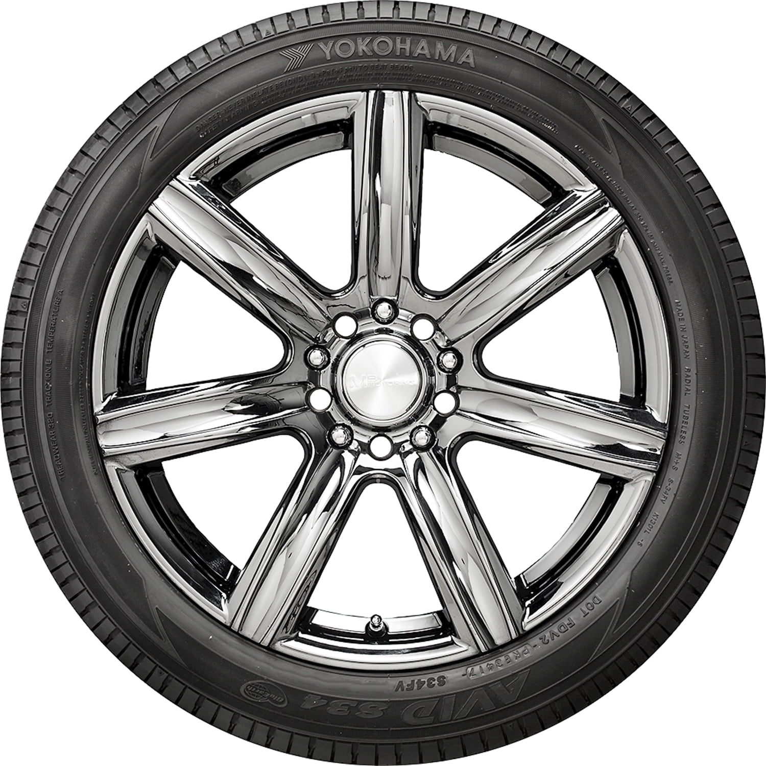 Yokohama Avid S34FV P215/50R18 92V BW All Season Tire