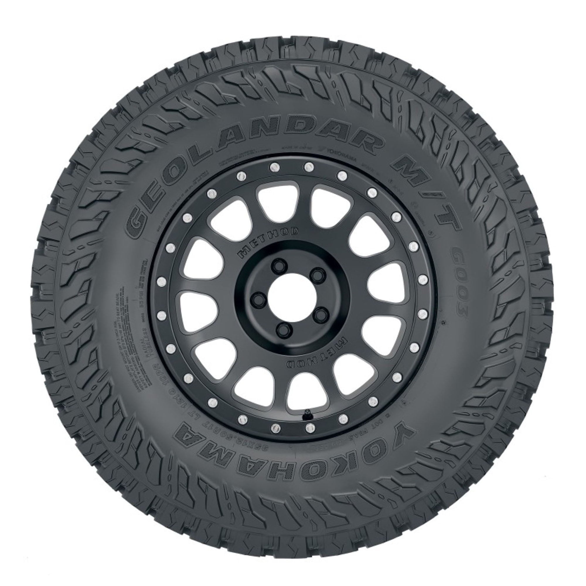 Yokohama Geolandar M/T G003 Mud Terrain LT37X13.50R22 123Q E Light Truck Tire