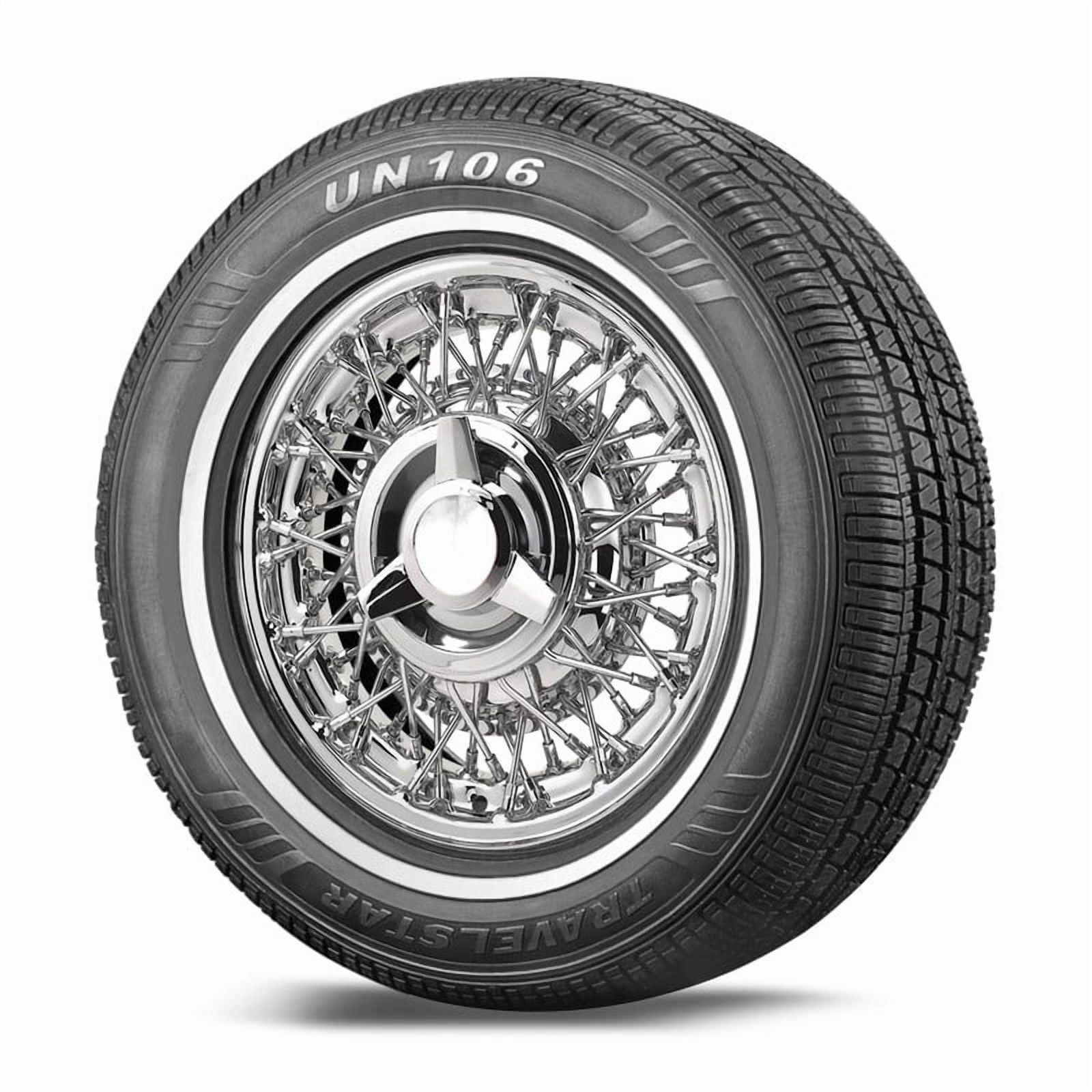 Travelstar UN106 All Season Tire 205/70R15 96T Passenger Tire 205/70/15,White Wall 18mm(Tire Only)