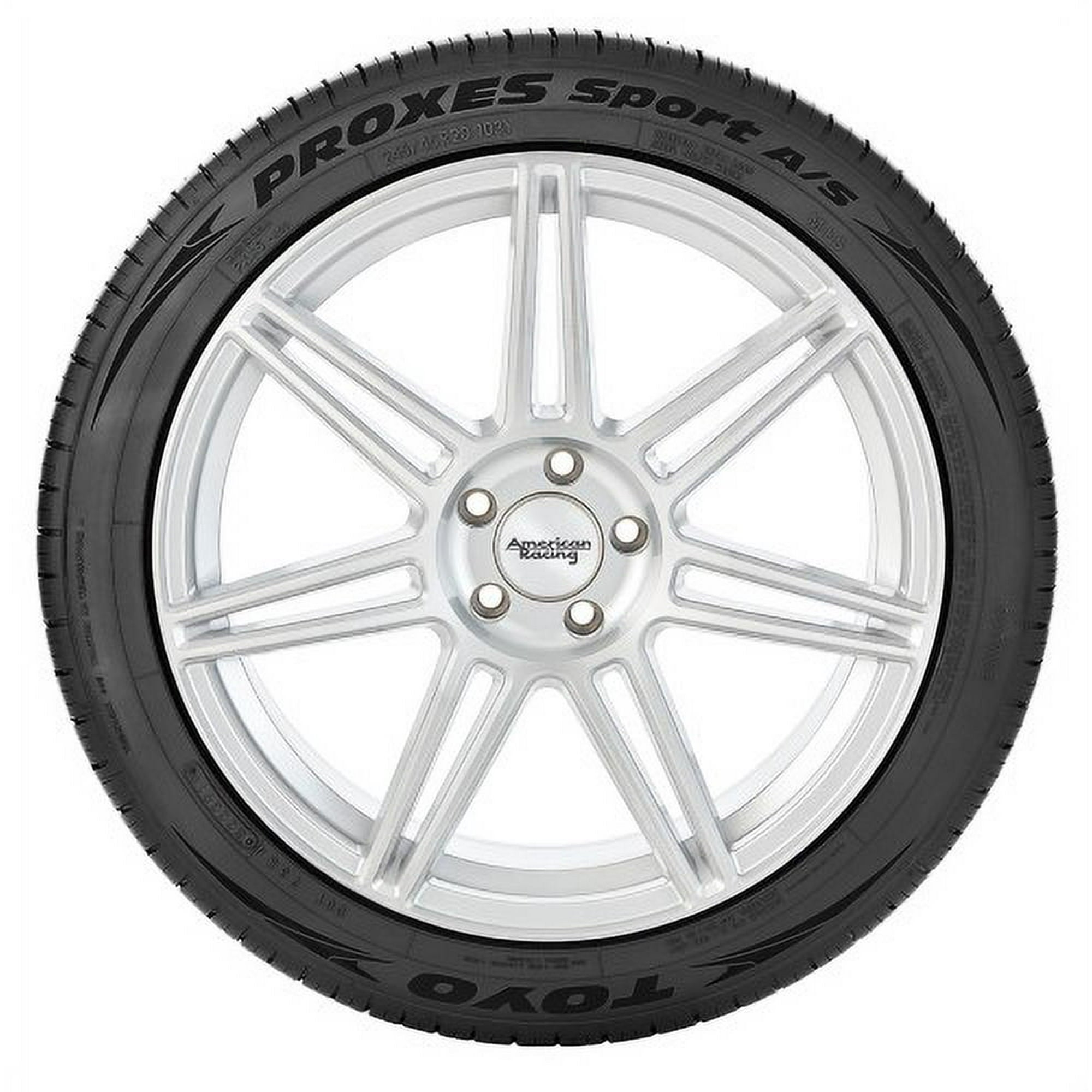 Toyo Proxes Sport A/S 255/40R20 101Y Passenger Tire Fits: 2021-23 Tesla Y Long Range, 2022-23 Volkswagen Tiguan Highline R-Line