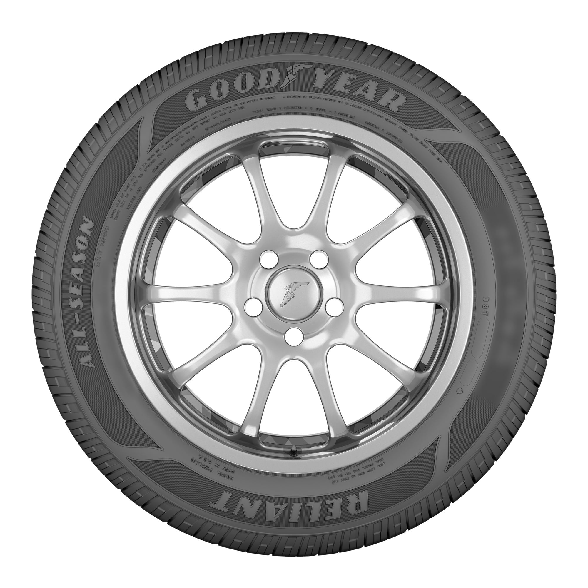 Goodyear Reliant All-Season 235/40R19 96V All-Season Tire Fits: 2014-20 Ford Fusion Titanium, 2018 Honda Accord EX-L