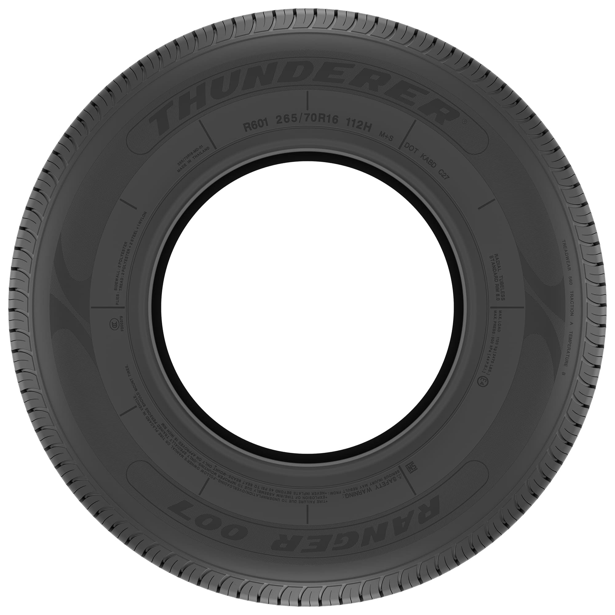Thunderer Ranger R007 HT Highway 225/75R16 108T XL Light Truck Tire
