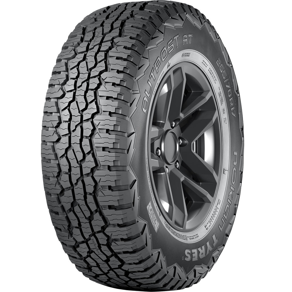 Nokian Outpost AT All Terrain LT275/55R20 120/117S E Light Truck Tire Fits: 2018 Chevrolet Silverado 1500 High Country, 2014-16 Chevrolet Silverado 1500 High Country