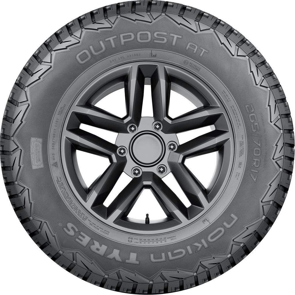 Nokian Outpost AT All Terrain LT275/65R20 126/123S E Light Truck Tire Fits: 2020-23 GMC Sierra 2500 HD AT4, 2011-22 Ford F-250 Super Duty Lariat