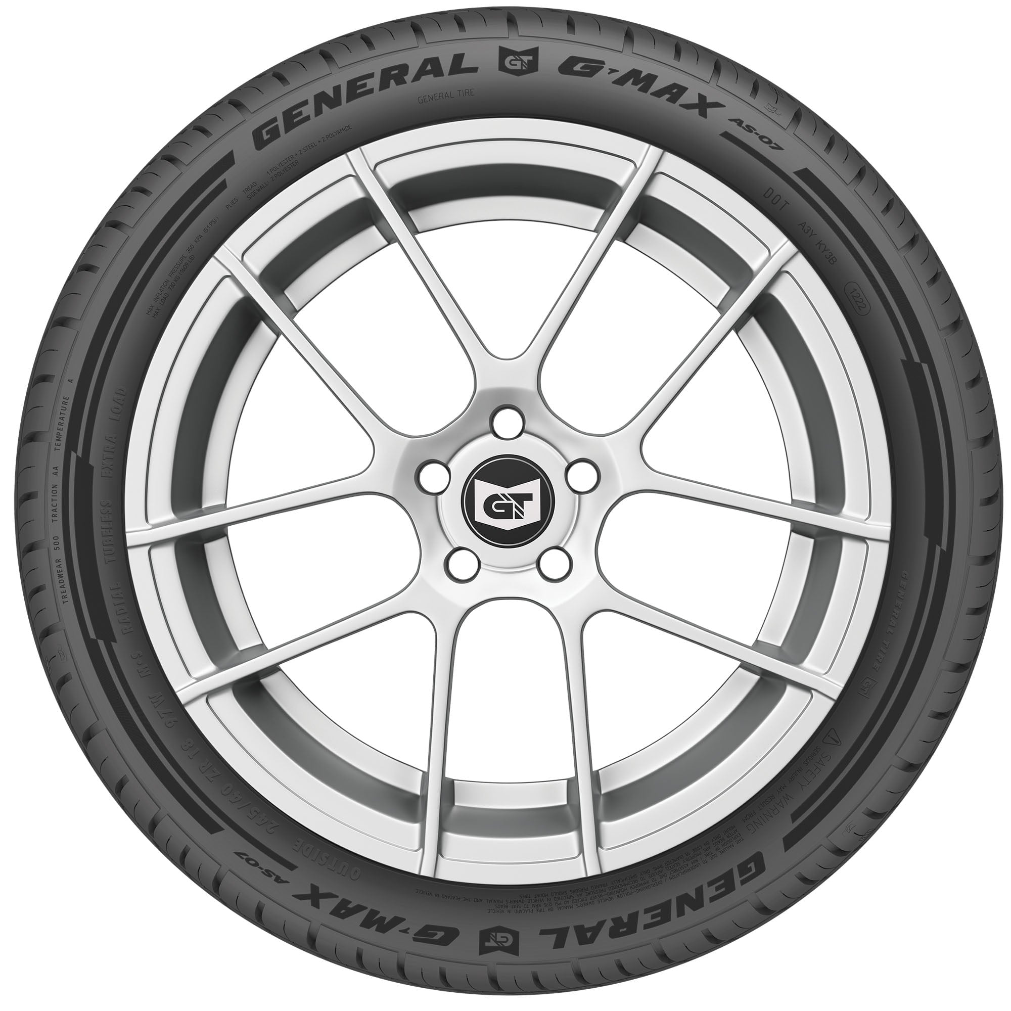 General G-MAX AS-07 UHP All Season 205/45ZR17 88W XL Passenger Tire