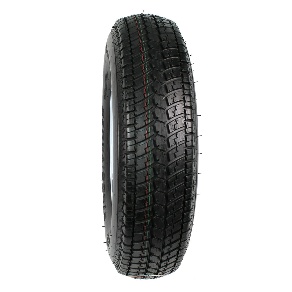 eCustomrim 2-Pack Trailer Tire Rim ST205/75D15 Load C 15 Inch 5 Lug White Wheel