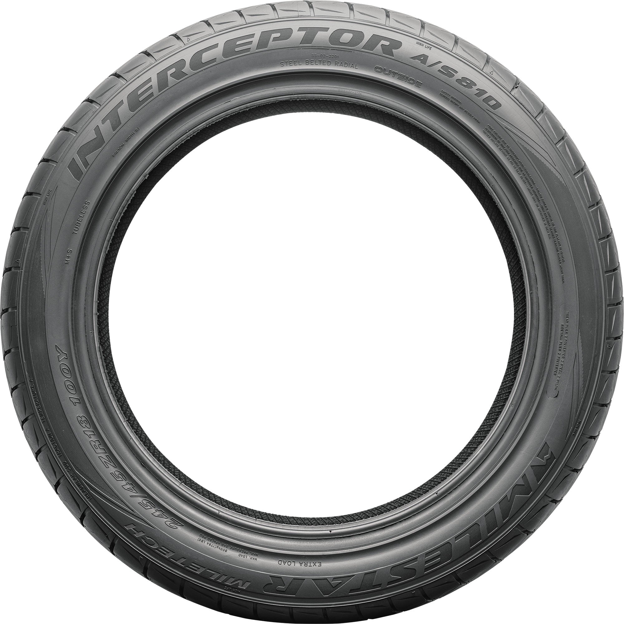 Milestar Interceptor AS810 UHP 235/40ZR19 96W XL Passenger Tire