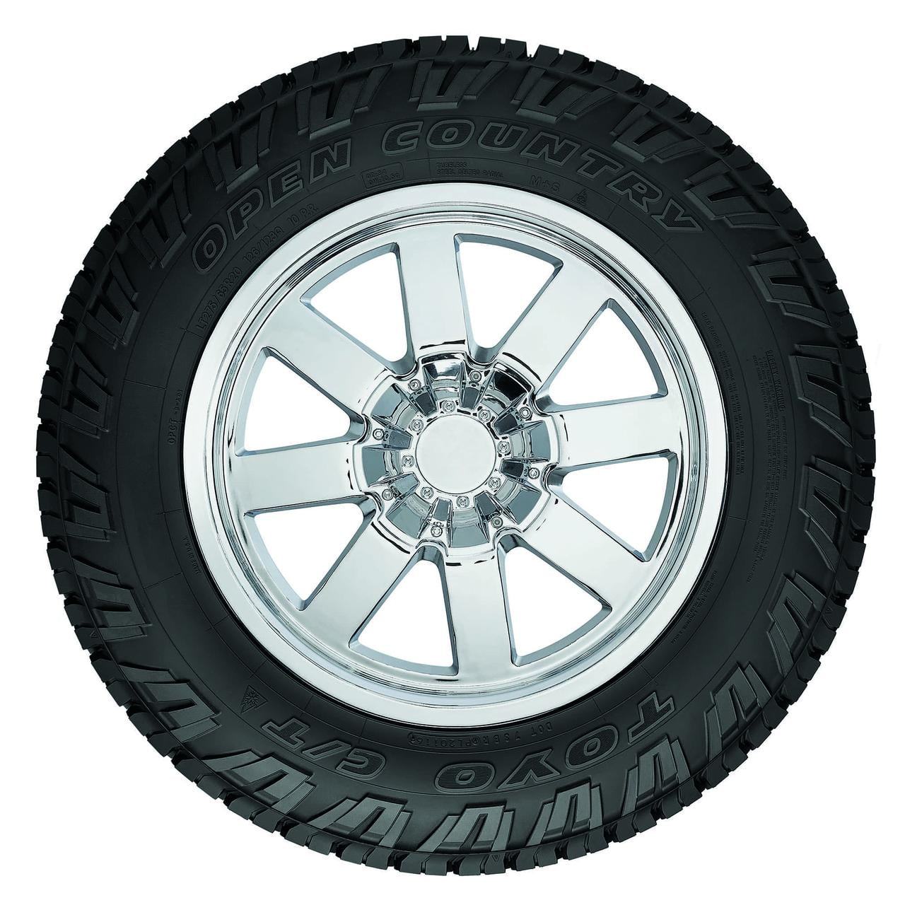 Toyo Open Country C/T All Terrain LT245/75R17 121/118Q E Light Truck Tire