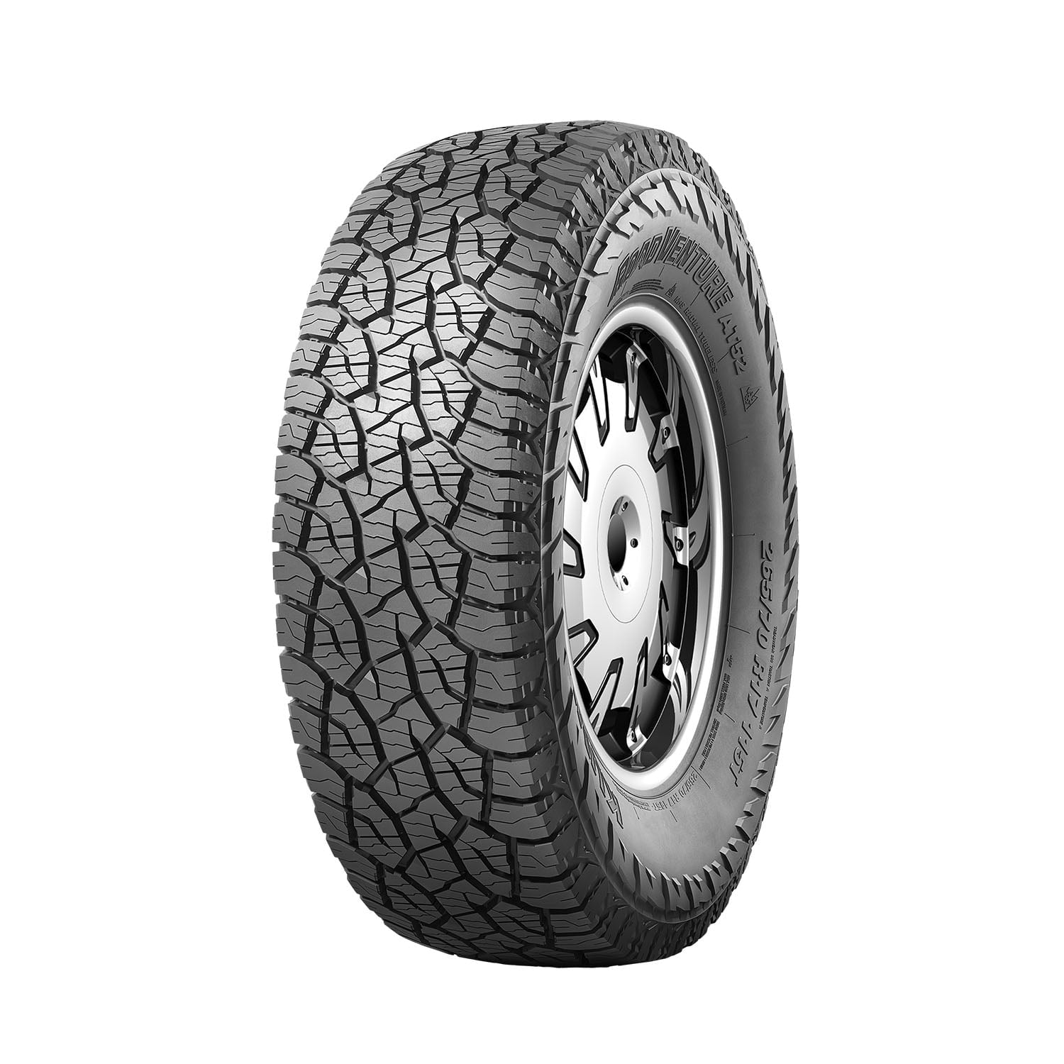 Kumho Tire Kumho Road Venture AT52 All Terrain LT255/75R17 111/108R Light Truck Tire