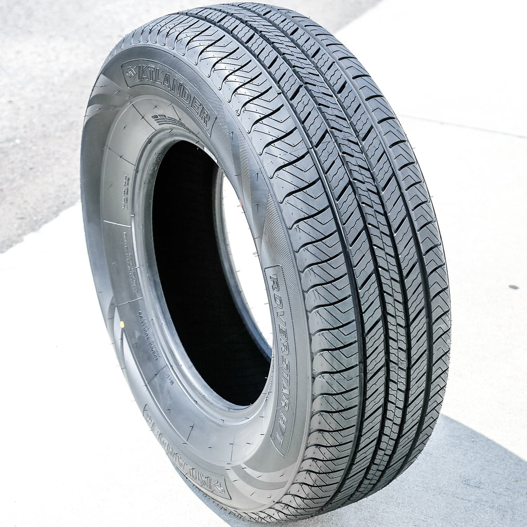 Atlander Roverstar H/T 265/70R17 115T AS A/S All Season Tire Fits: 2014-18 Chevrolet Silverado 1500 WT, 2010-21 GMC Sierra 1500 SLE