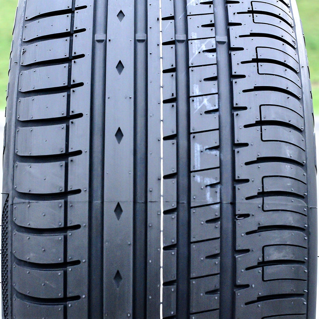 Pair of 2 (TWO) Accelera Phi-R 225/50R17 ZR 98W XL A/S High Performance Tires Fits: 2012-15 Chevrolet Cruze LT, 2012-18 Ford Focus Electric