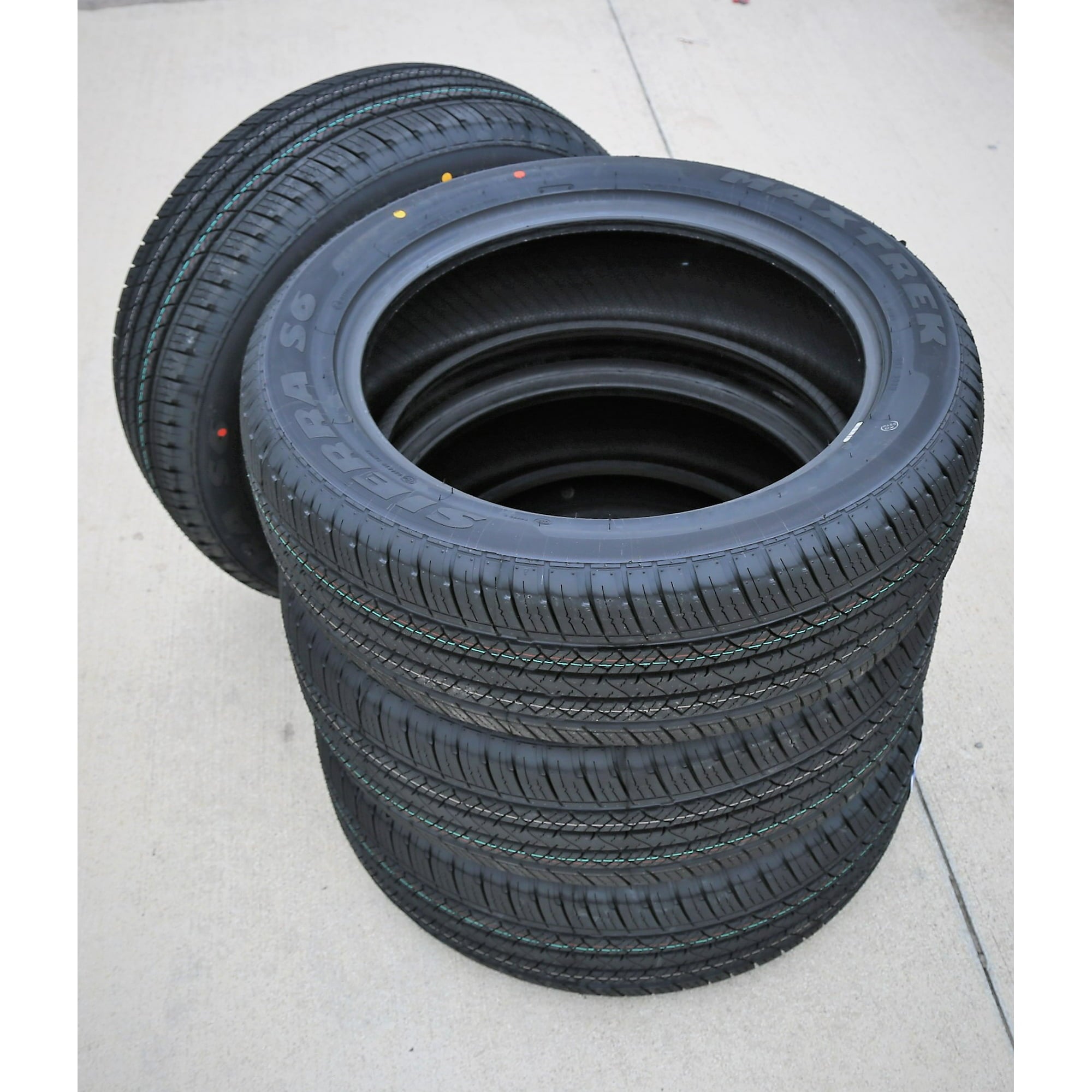 Tire Maxtrek Sierra S6 215/75R15 100S AS A/S All Season Fits: 1995 Jeep Wrangler Rio Grande, 1997-2001 Jeep Wrangler Sport