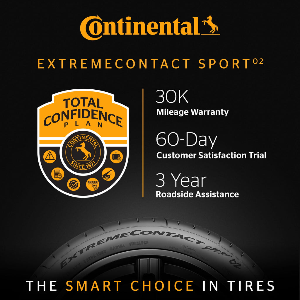 Continental ExtremeContact Sport 02 Summer 275/35ZR20 102Y XL Passenger Tire