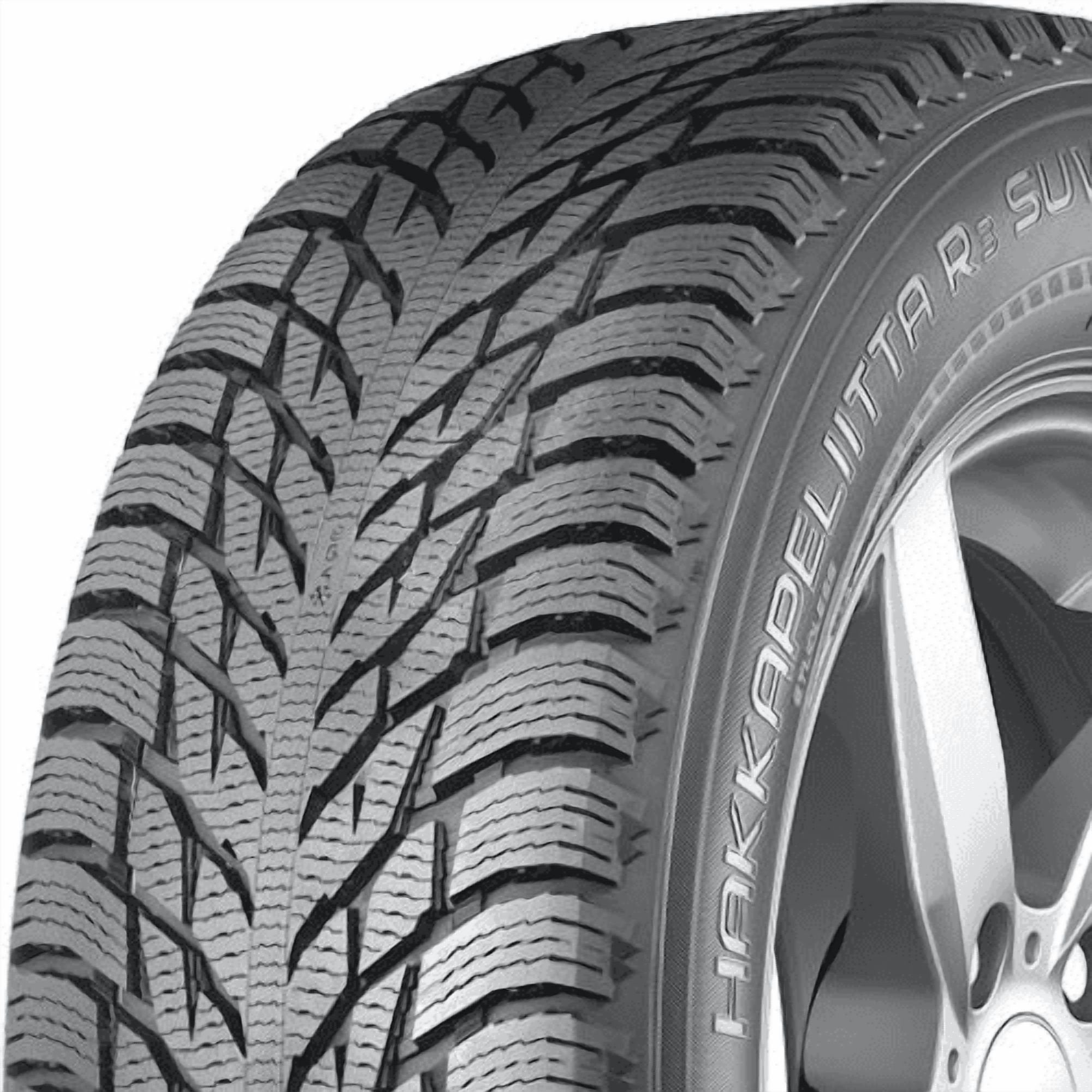 Nokian Hakkapeliitta R3 SUV Winter 225/55R18 102R XL SUV/Crossover Tire Fits: 2019 Subaru Crosstrek Hybrid, 2018 Subaru Crosstrek Base