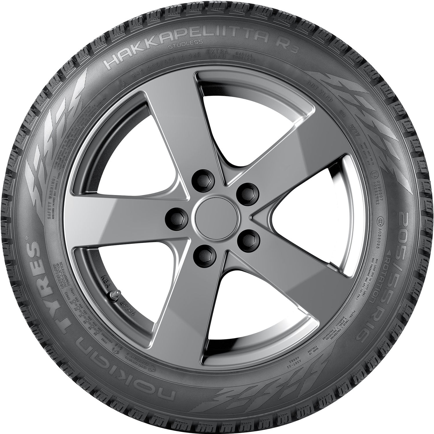 Nokian Hakkapeliitta R3 Winter 225/50R18 99R XL Passenger Tire
