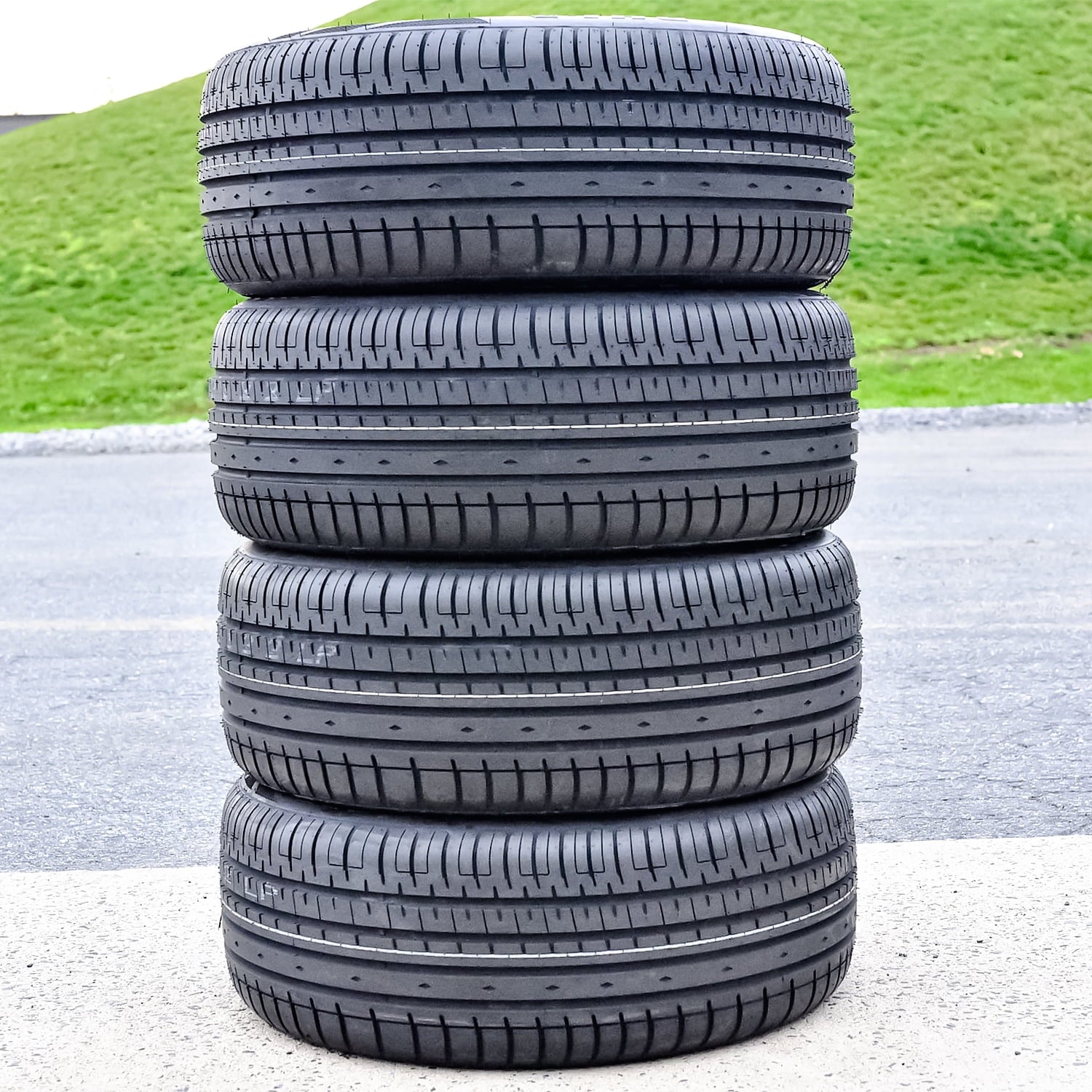 Pair of 2 (TWO) Accelera Phi-R 215/55R16 ZR 97W XL A/S High Performance Tires Fits: 2013-18 Ford Focus SE, 2016-18 Honda Civic LX-P
