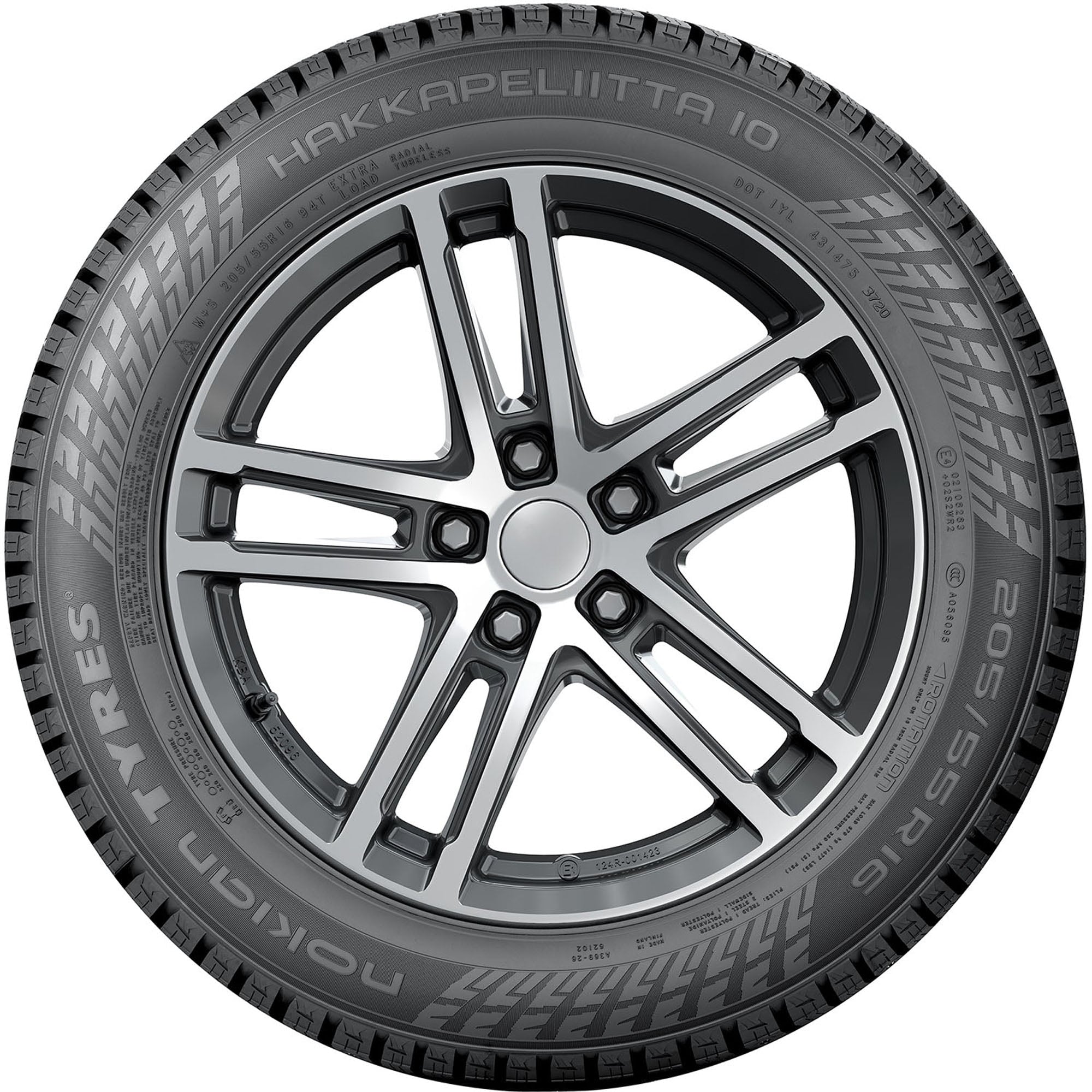 Nokian Hakkapeliitta 10 Winter 225/55R16 99T XL Passenger Tire