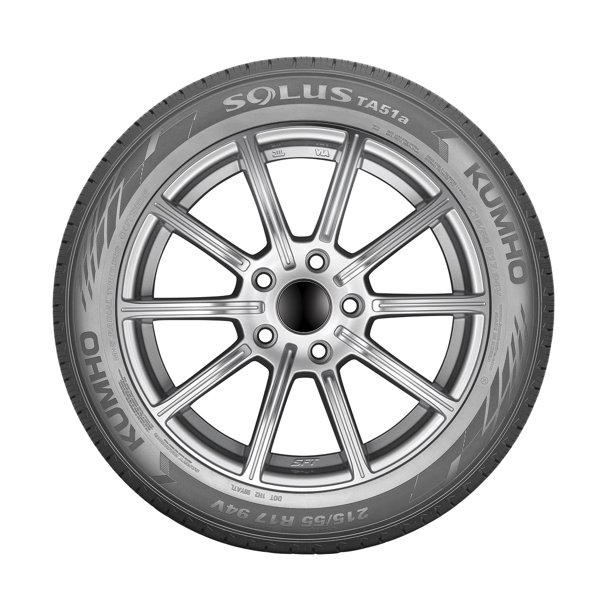 Kumho Tire Kumho Solus TA51a All Season 185/60R15 84T Passenger Tire