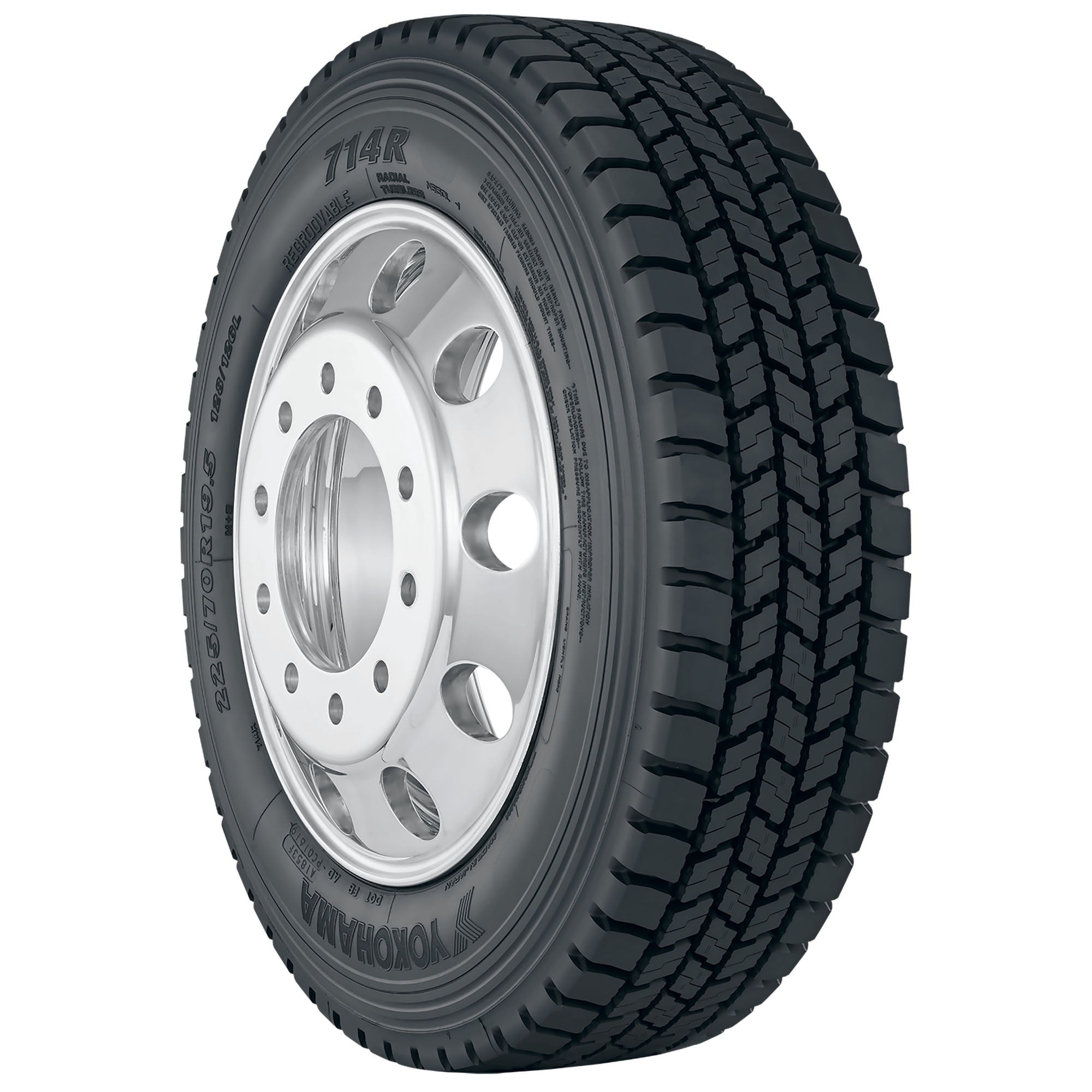 Yokohama 714R 245/70R19.5 108L H Commercial Tire