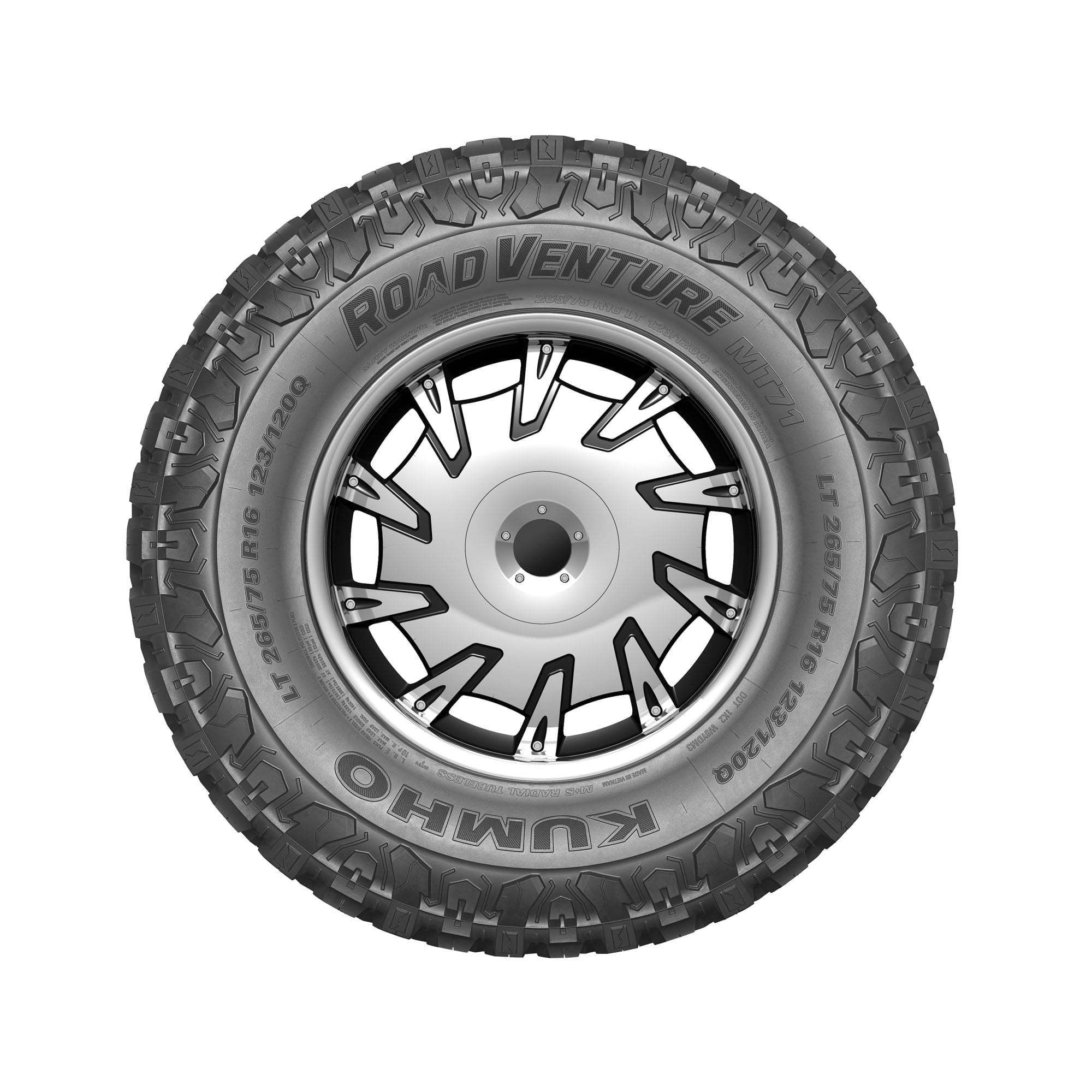 Kumho Tire Kumho Road Venture MT71 LT35/12.50R20 101T Light Truck Tire