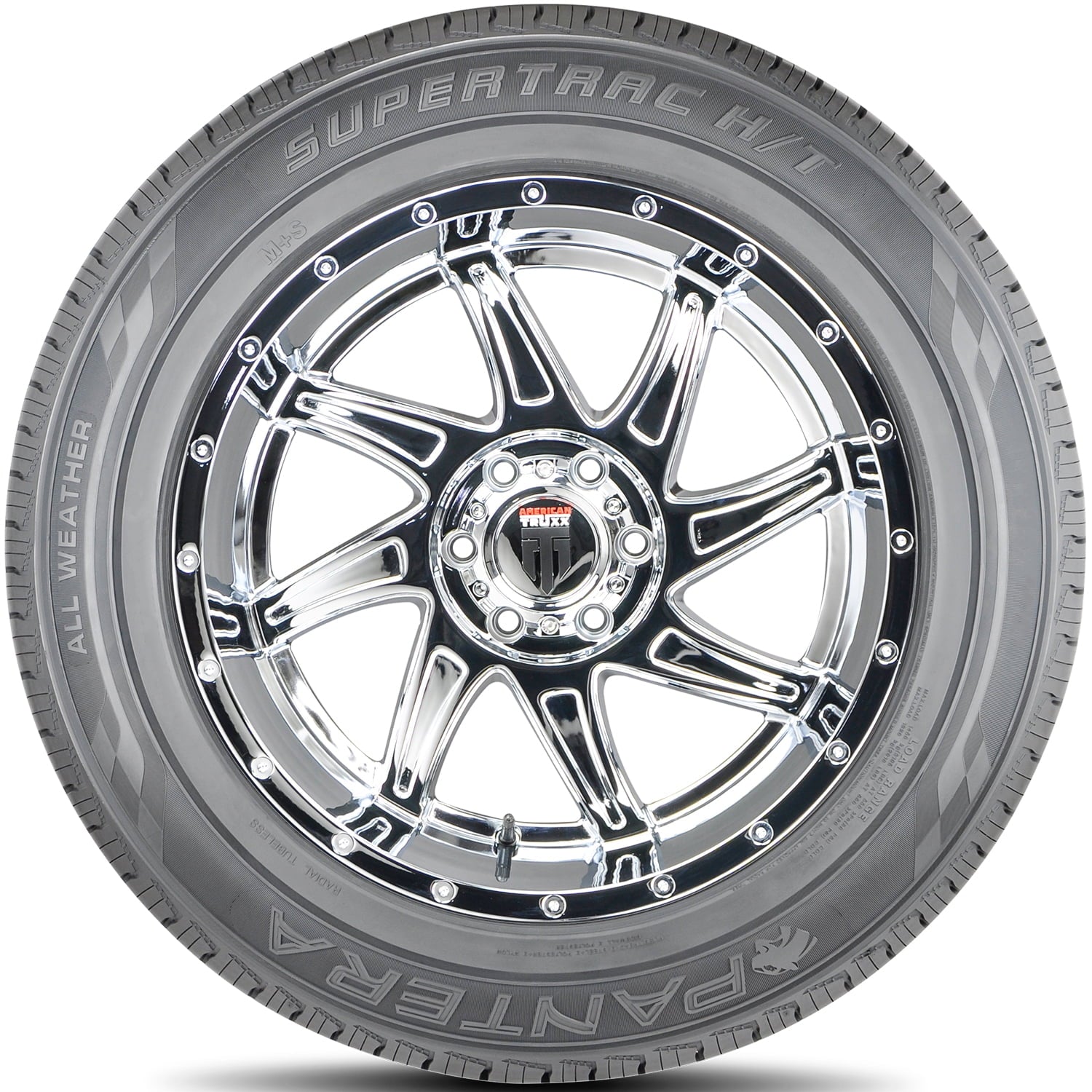 Pantera Supertrac H/T LT 245/70R17 Load E 10 Ply Light Truck Tire Fits: 2015-18 Chevrolet Silverado 1500 SSV, 2010-13 Chevrolet Silverado 1500 XFE