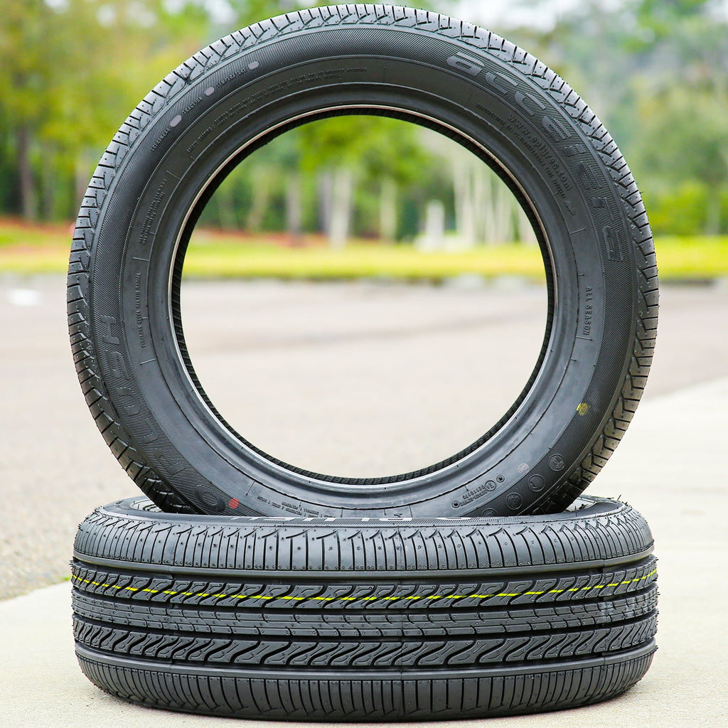Pair of 2 (TWO) Accelera Eco Plush 195/60R15 88H AS All Season A/S Tires Fits: 2005 Honda Civic Reverb, 2004-08 Nissan Sentra Base